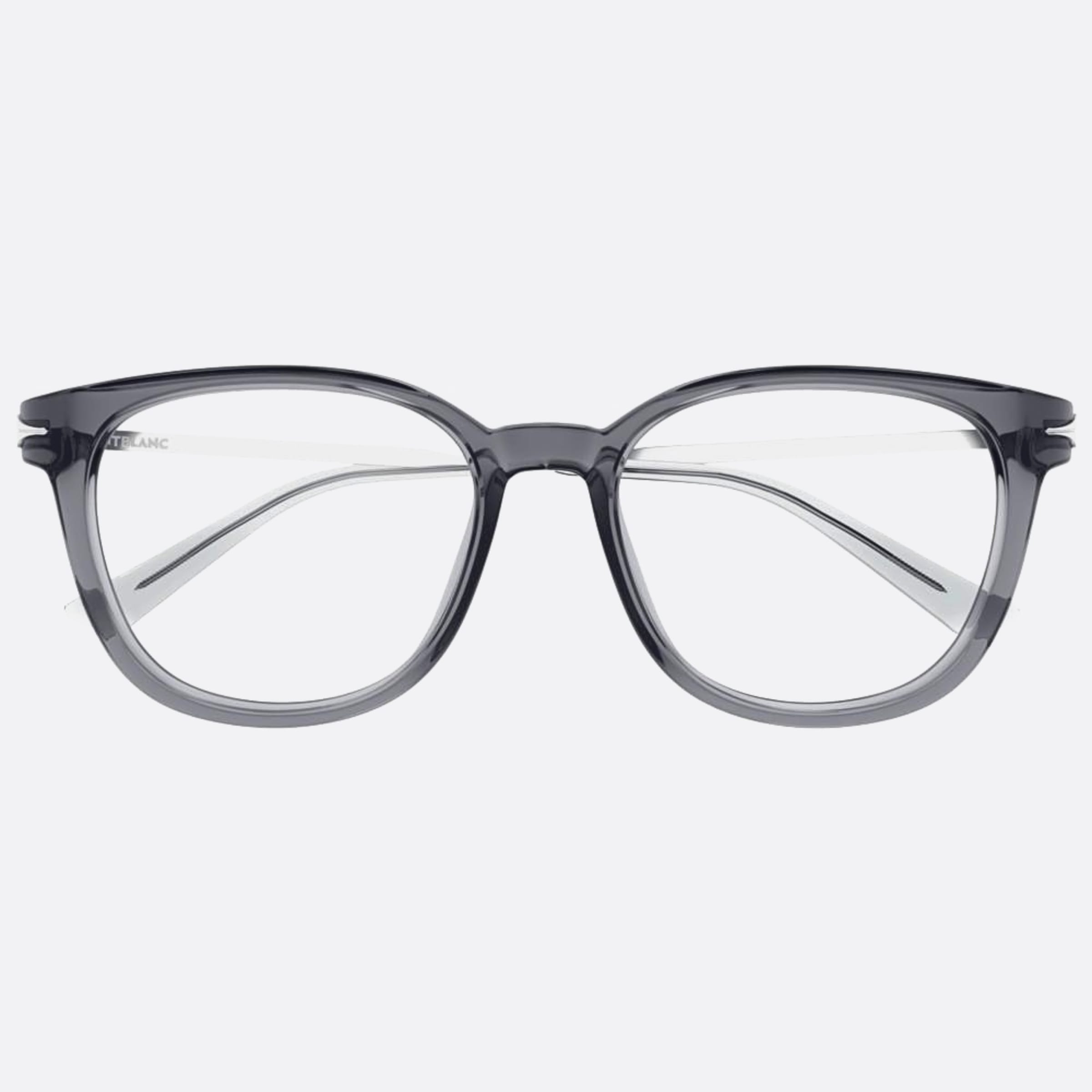 Montblanc 53mm Mb0309oa Grey Squared Men Eyeglasses - Main View