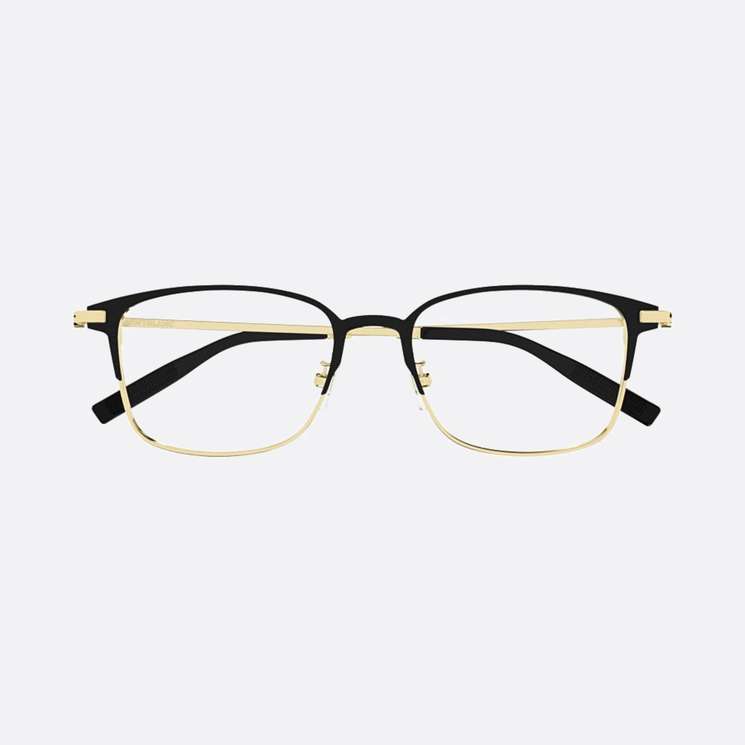 Montblanc 54mm Mb0314oa Gold Squared Men Eyeglasses - Main View