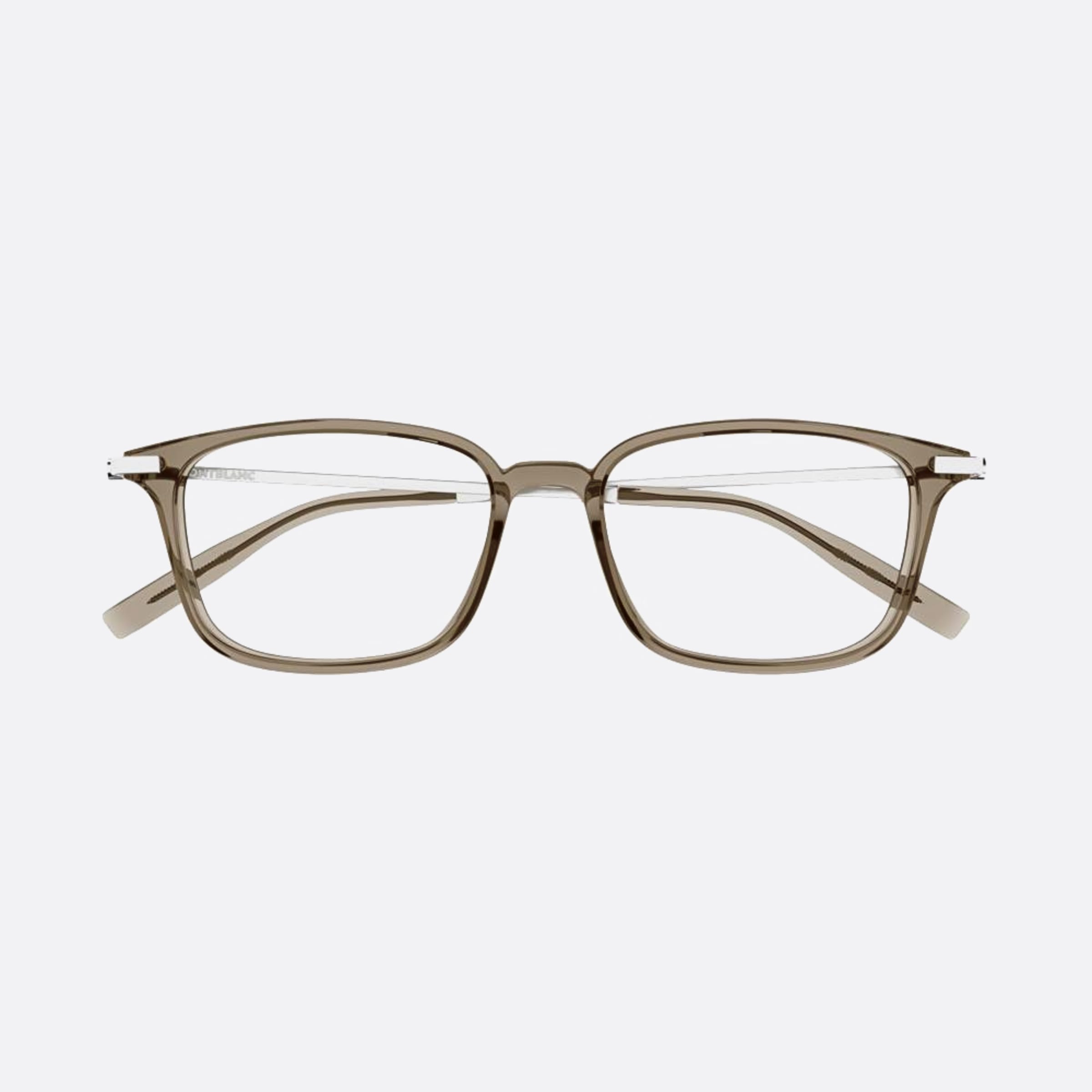 Montblanc 54mm Mb0315oa Brown Squared Men Eyeglasses - Main View