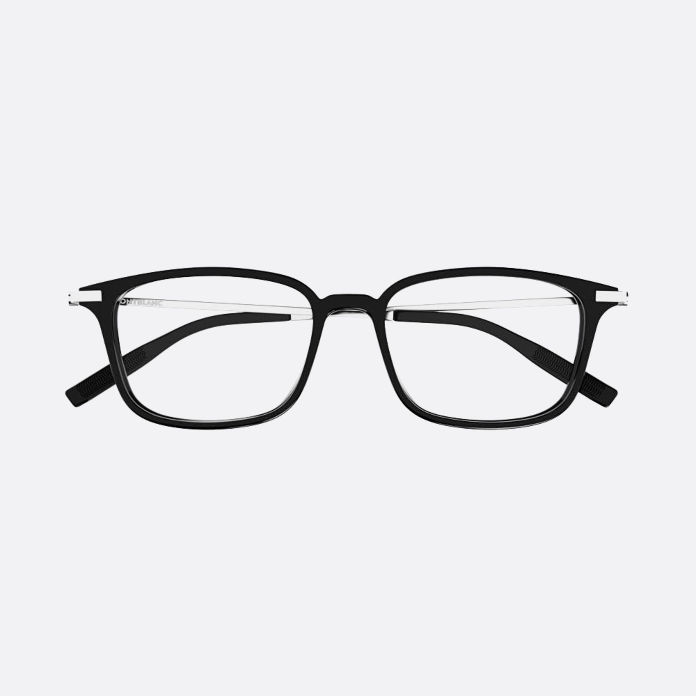 Montblanc 56mm Mb0315oa Black Squared Men Eyeglasses - Main View