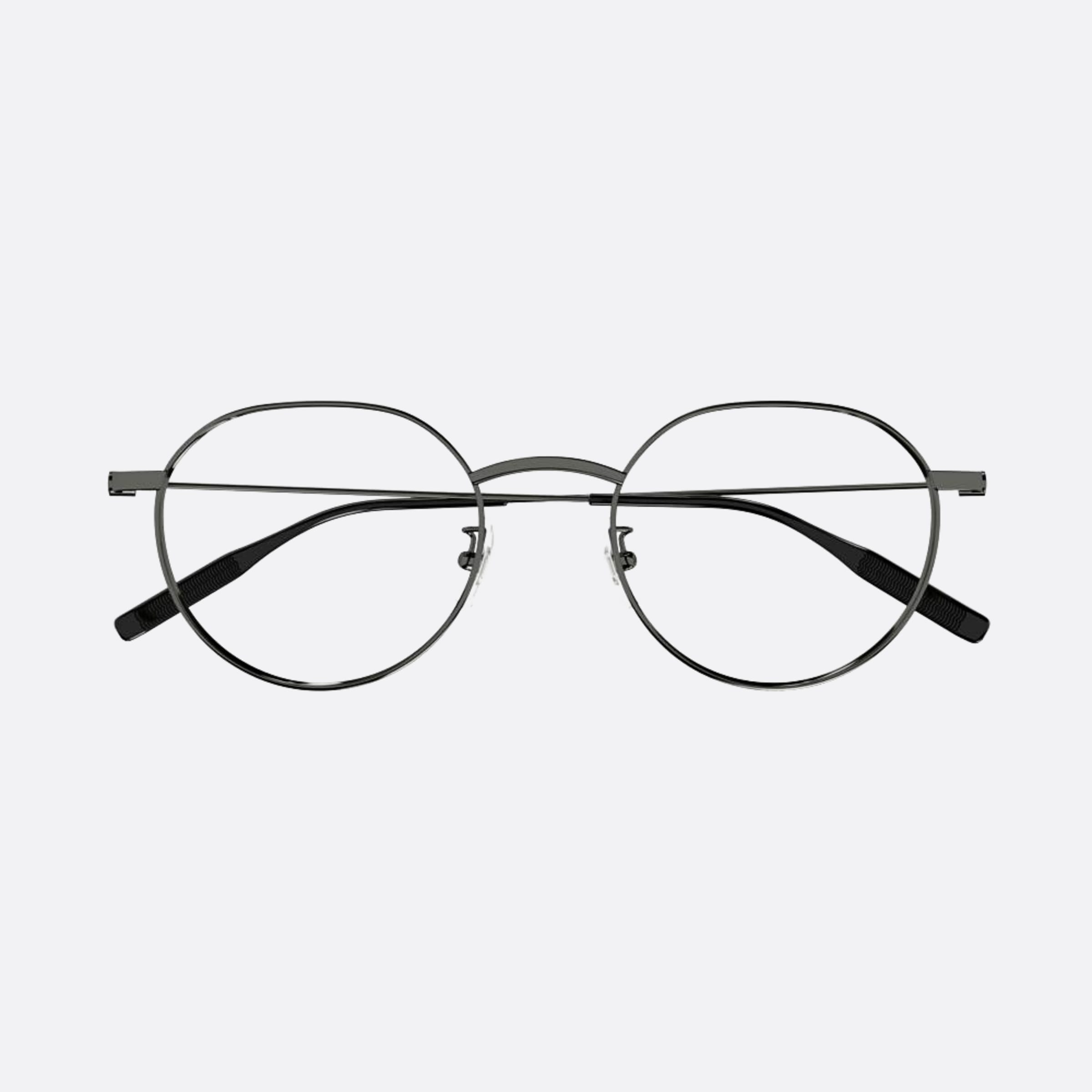 Montblanc 50mm Mb0317oa Black Round Men Eyeglasses - Main View