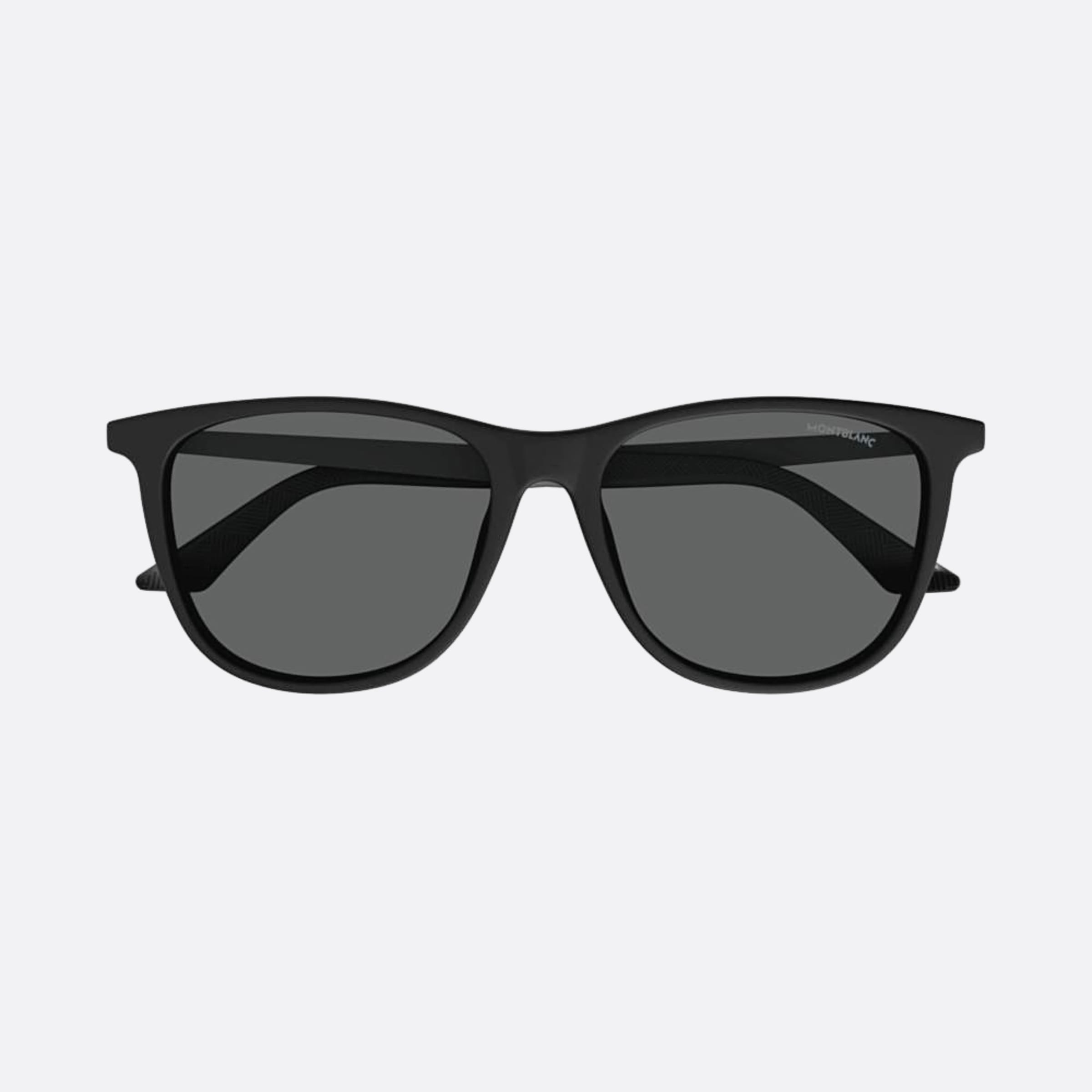 Montblanc 49mm Havana Round Man Sunglasses - Main View