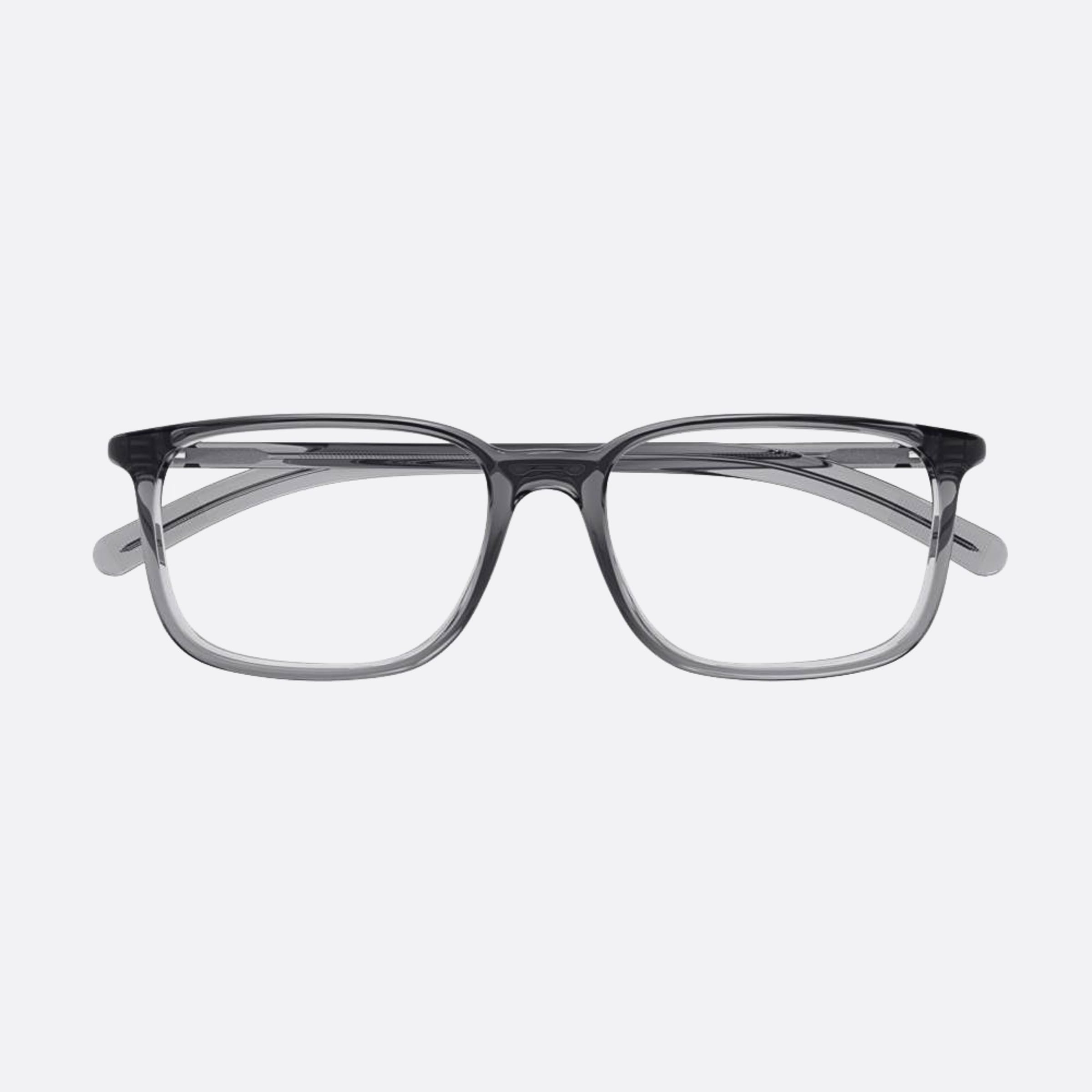 Montblanc 54mm Grey Squared Man Eyeglasses - Main View