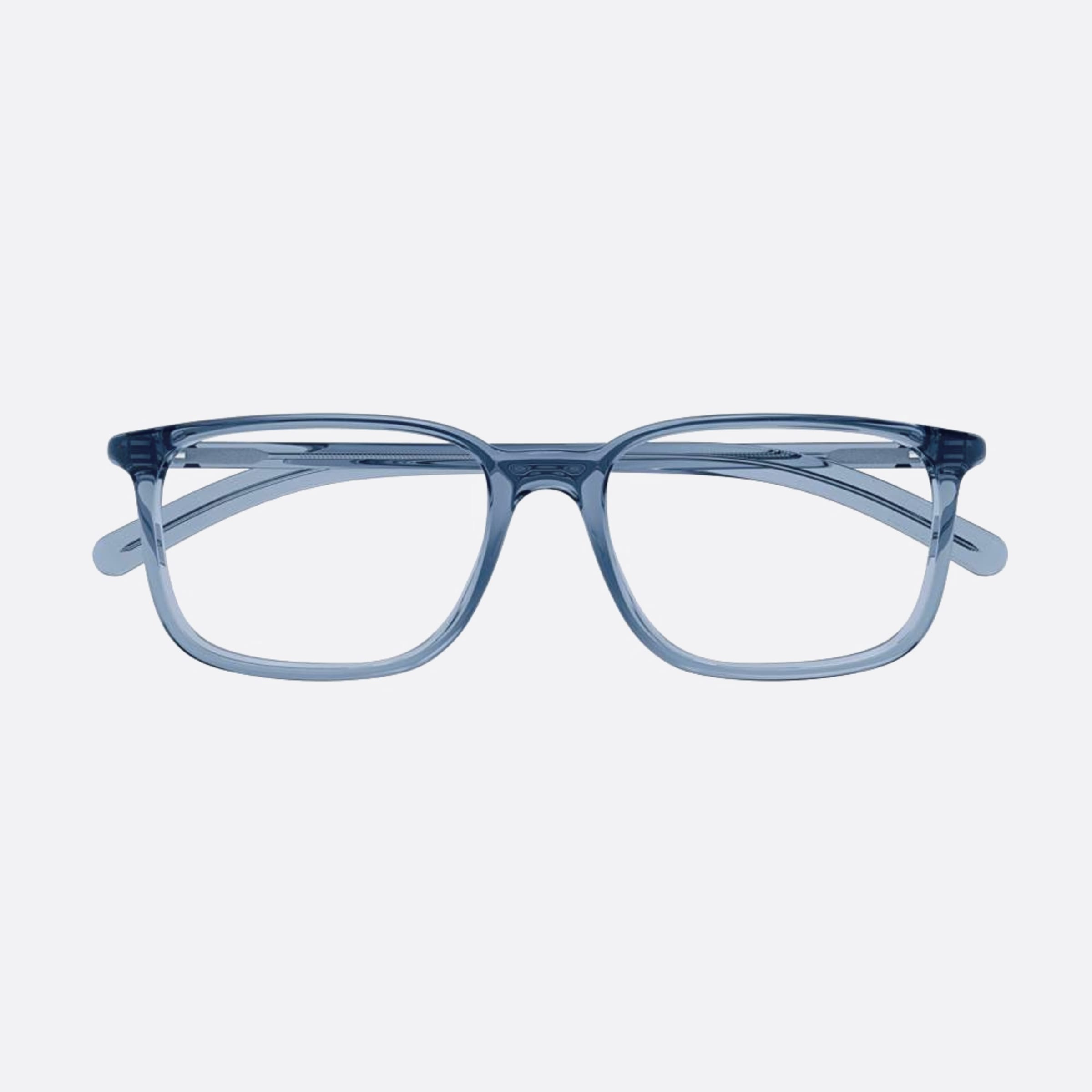 Montblanc 54mm Blue Squared Man Eyeglasses - Main View