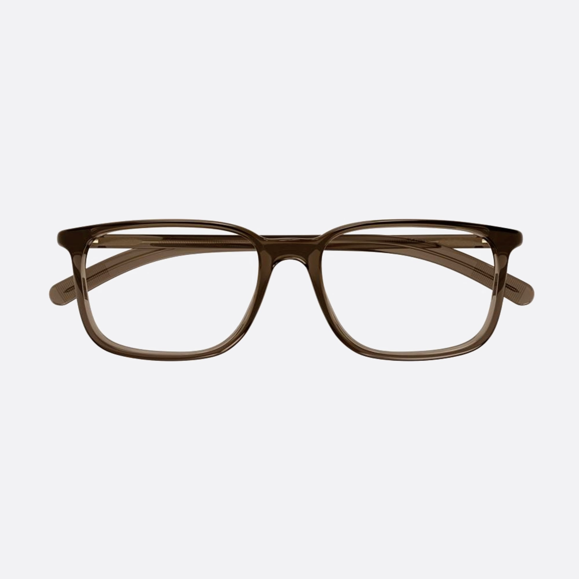 Montblanc 54mm Brown Squared Man Eyeglasses - Main View