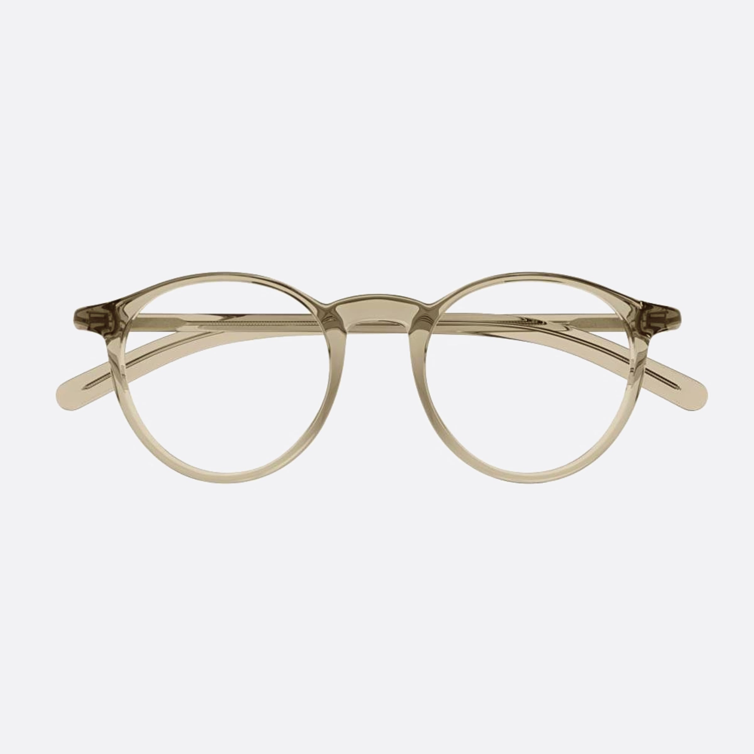 Montblanc 49mm Brown Round Man Eyeglasses - Main View