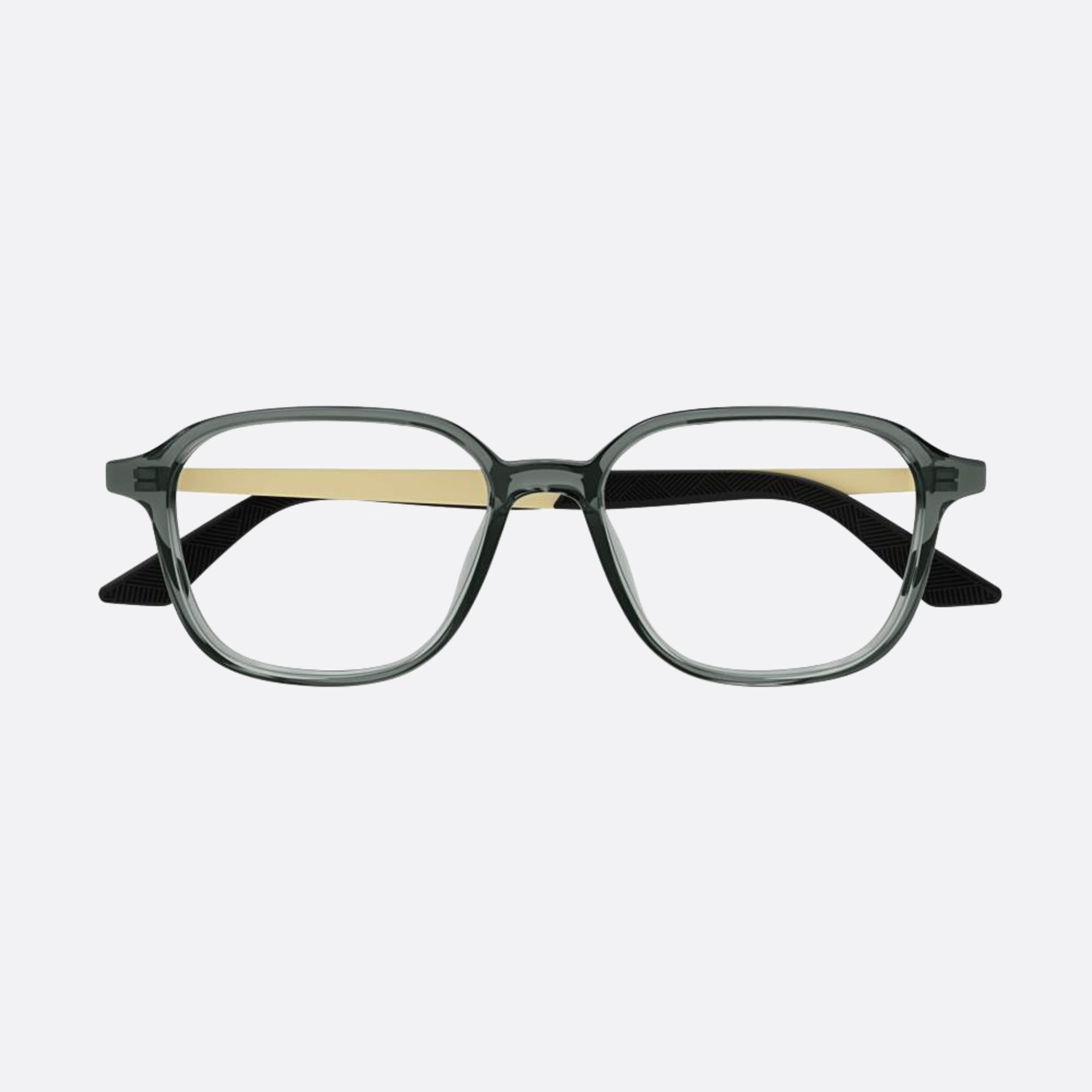 Montblanc 53mm Mb0335oa Grey Round Men Eyeglasses - Main View