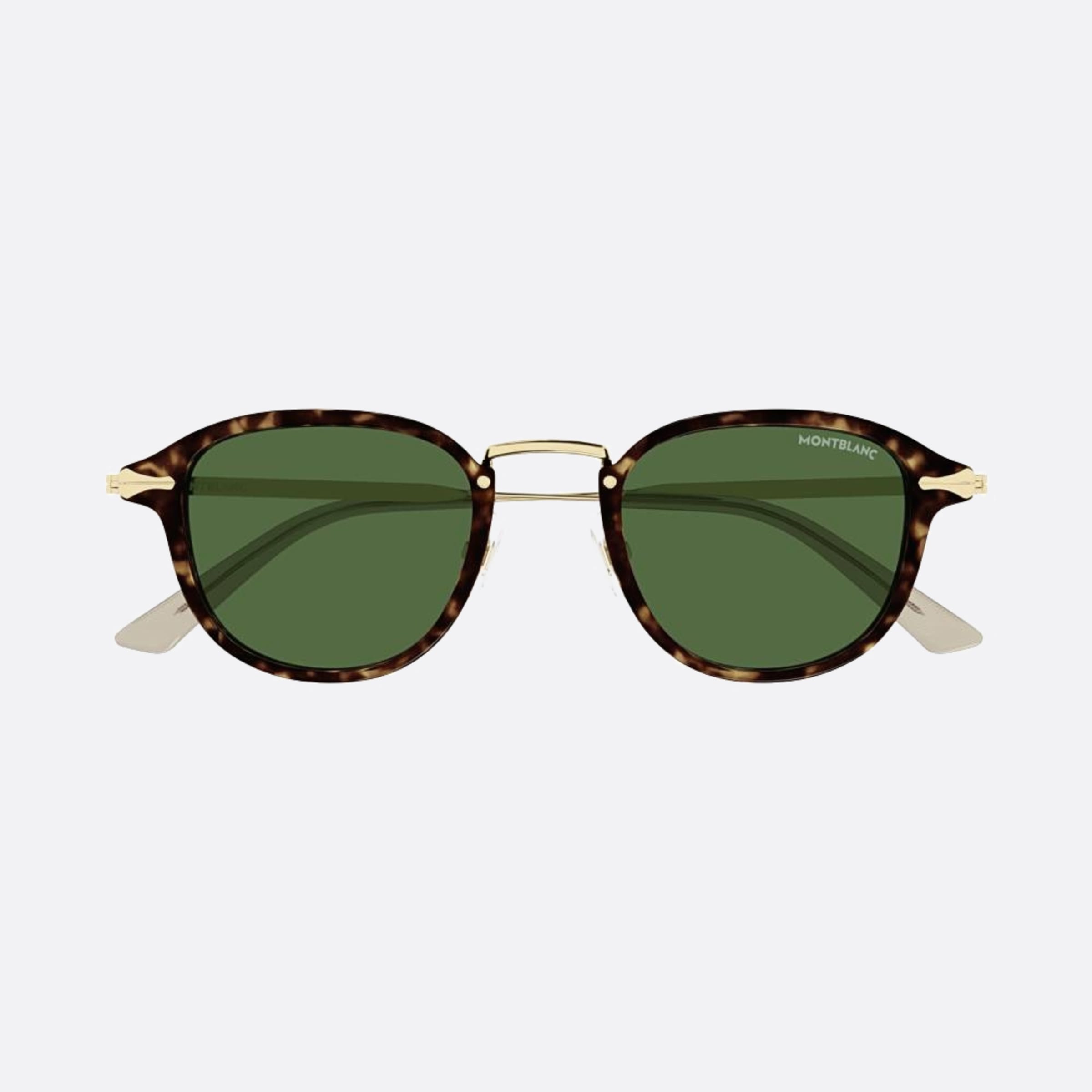 Montblanc 48mm Gold Pantos Man Sunglasses - Main View