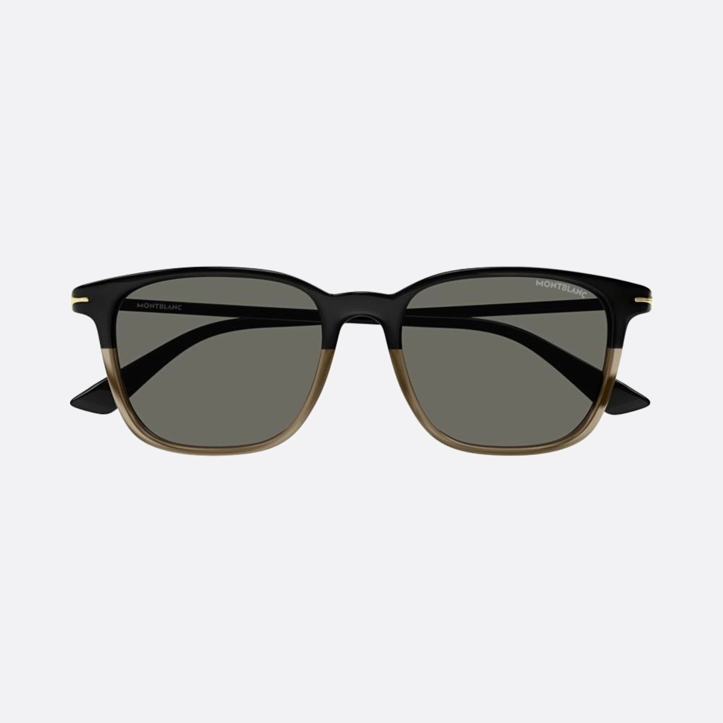 Montblanc 52mm Bbg Black Squared Man Sunglasses - Main View