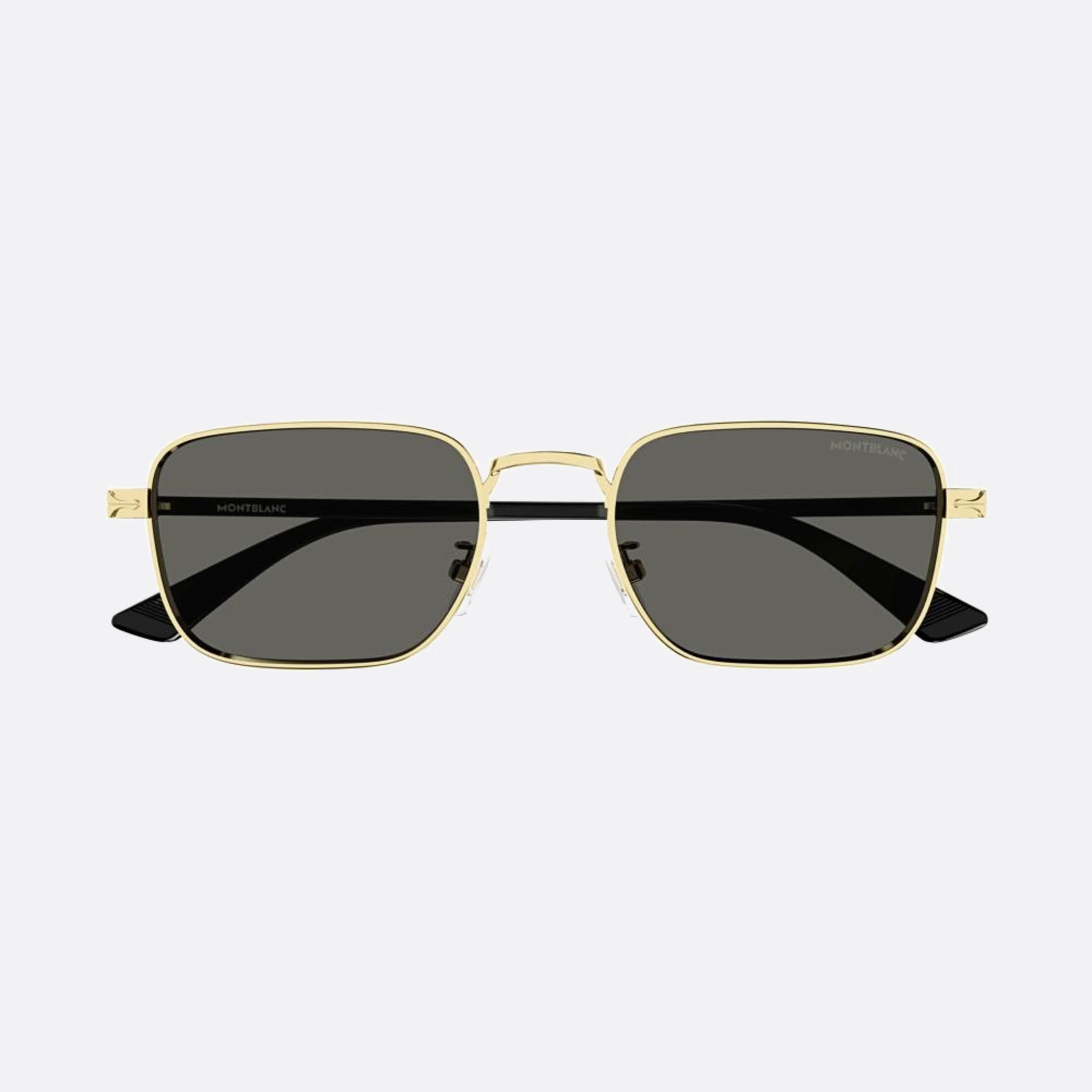 Montblanc 53mm Gbs Gold Squared Man Sunglasses - Main View