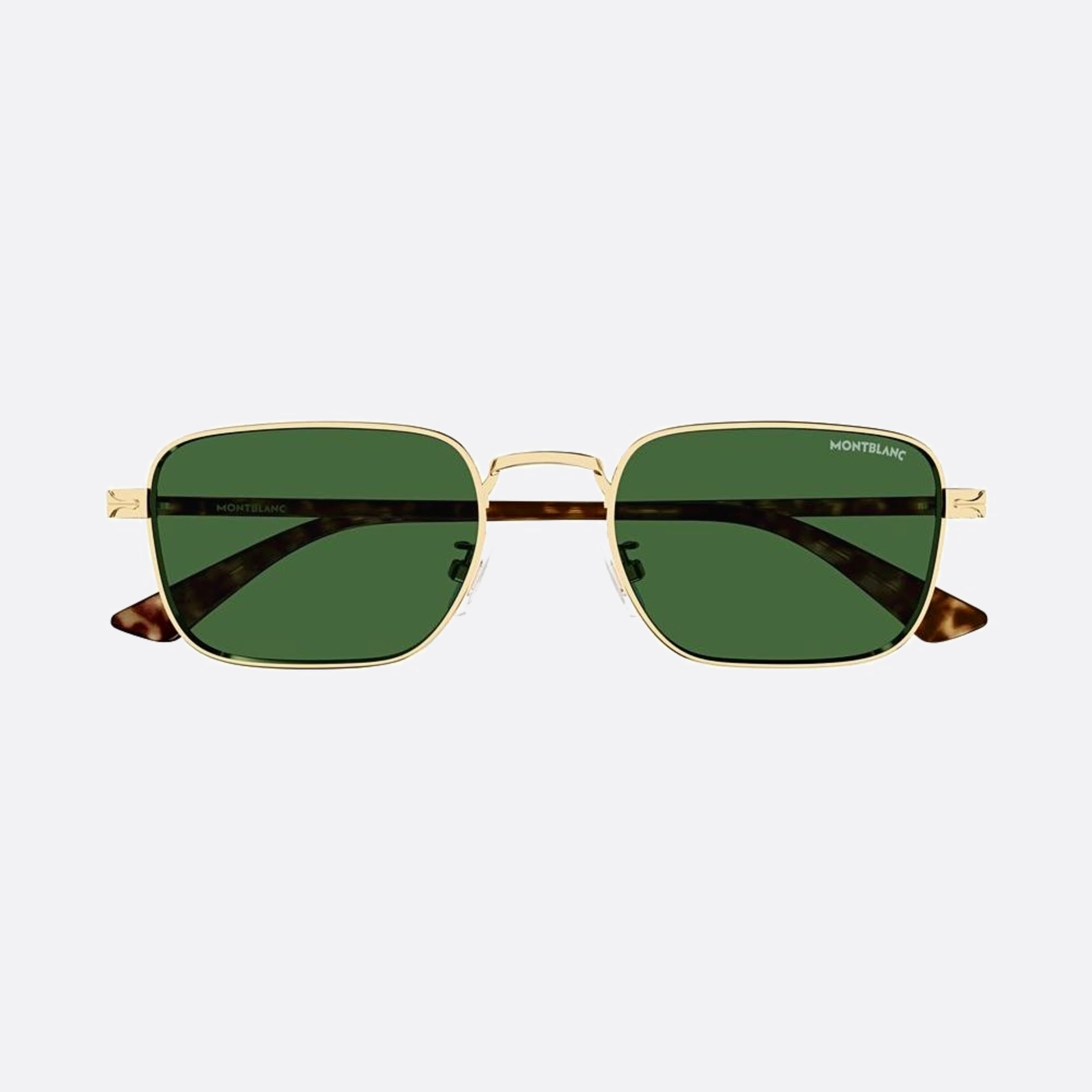 Montblanc 53mm Gbg Gold Squared Man Sunglasses - Detail View