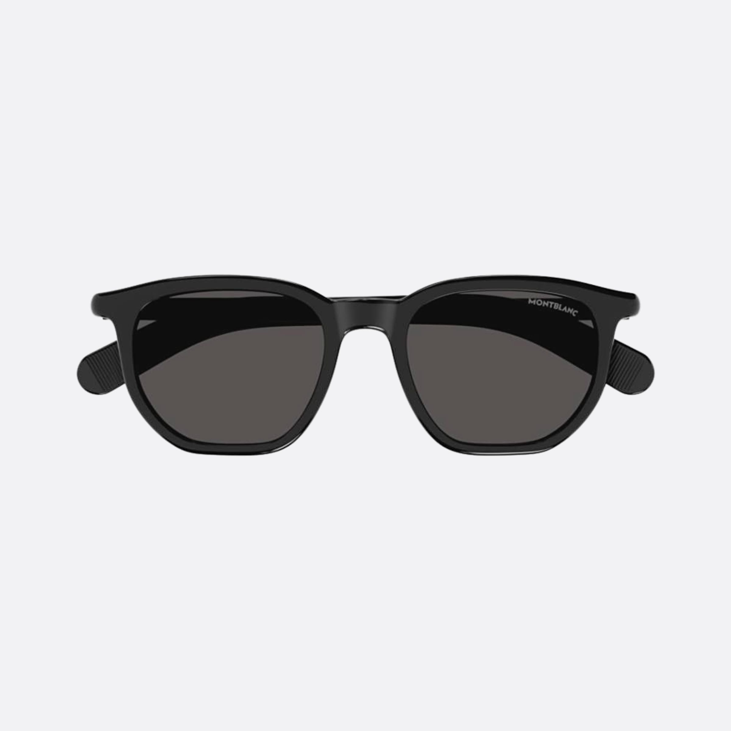 Montblanc 50mm Black Squared Man Sunglasses - Main View