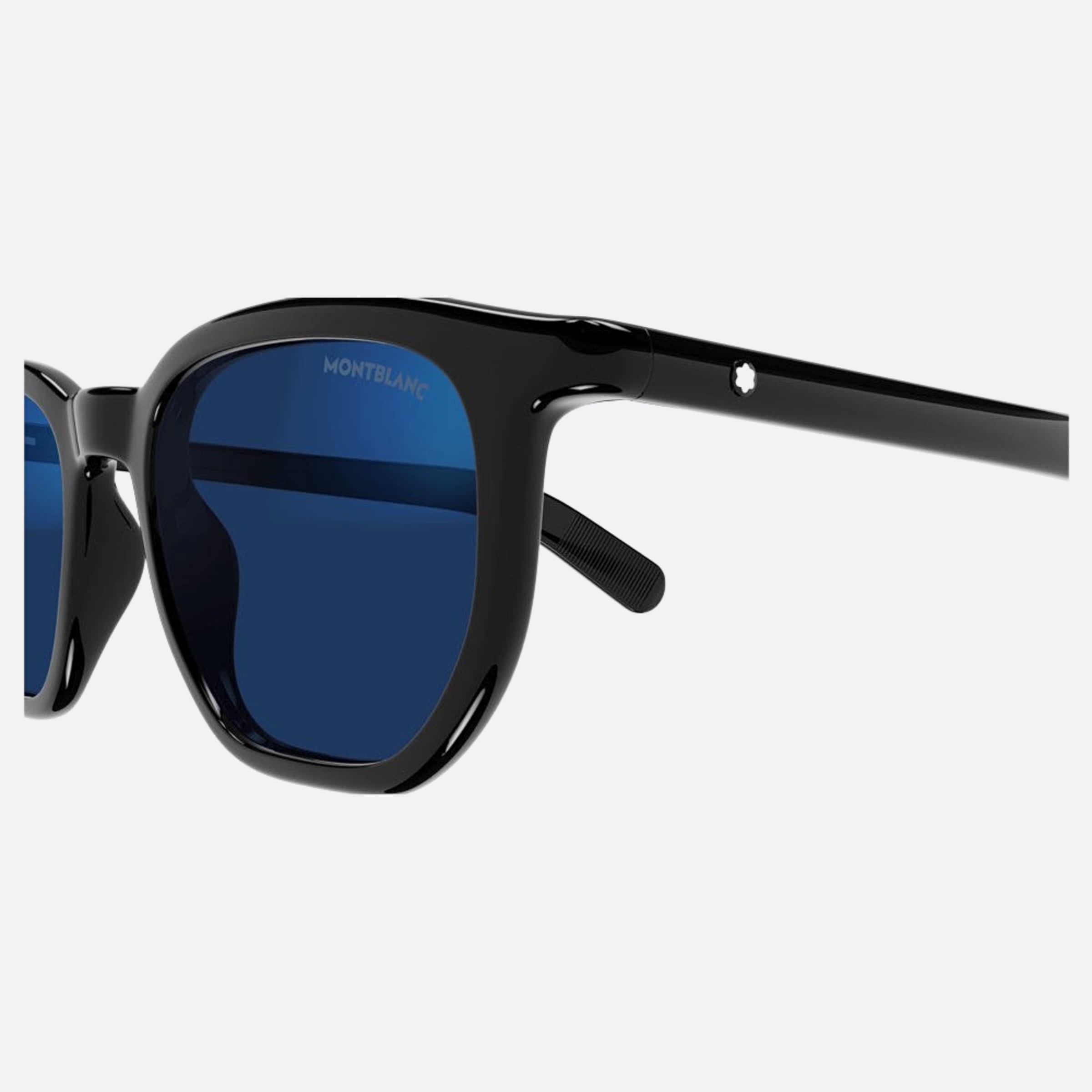 Montblanc 50mm Bkph Black Squared Photochromic Man Sunglasses - Additional Angle