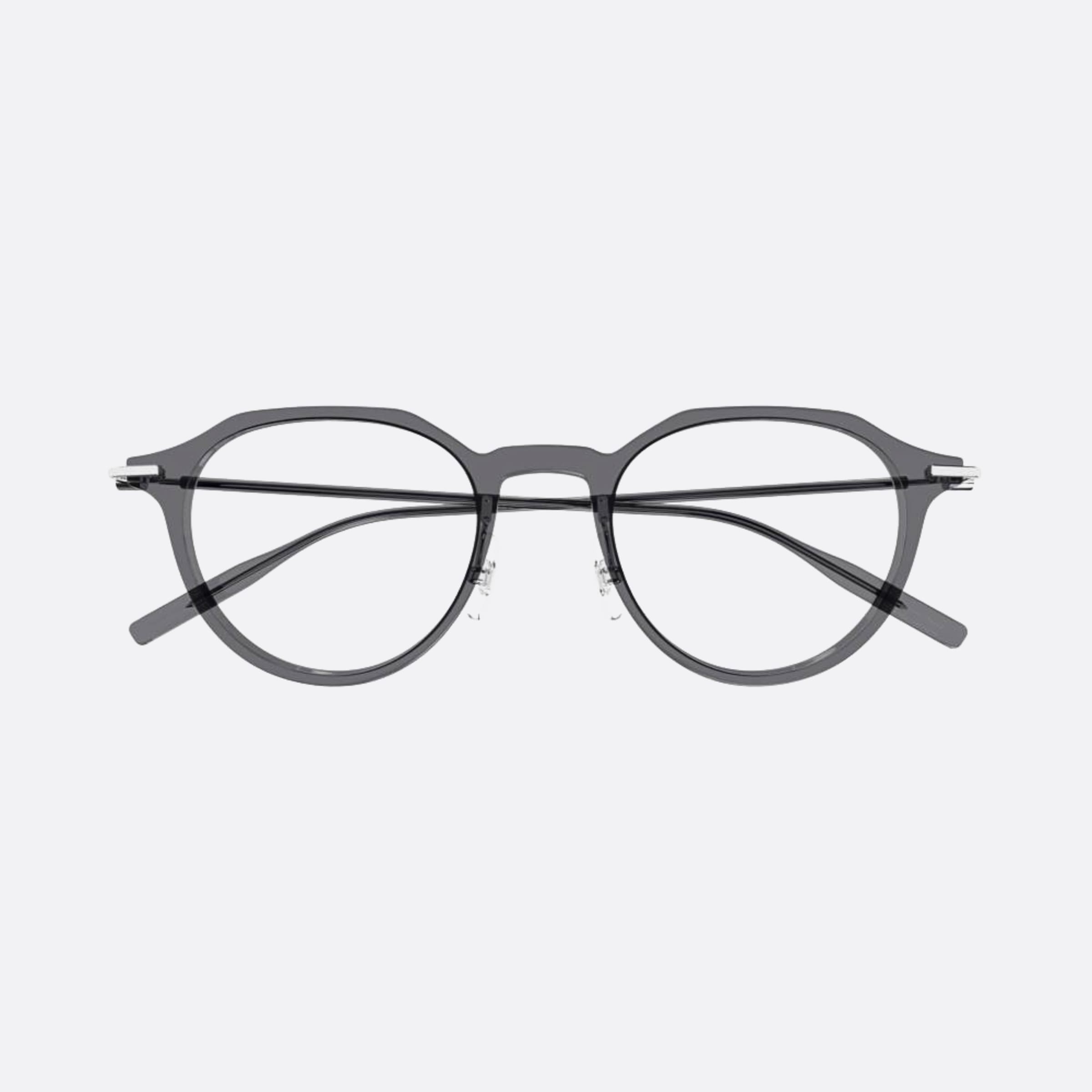 Montblanc 49mm Grey Pantos Man Eyeglasses - Main View
