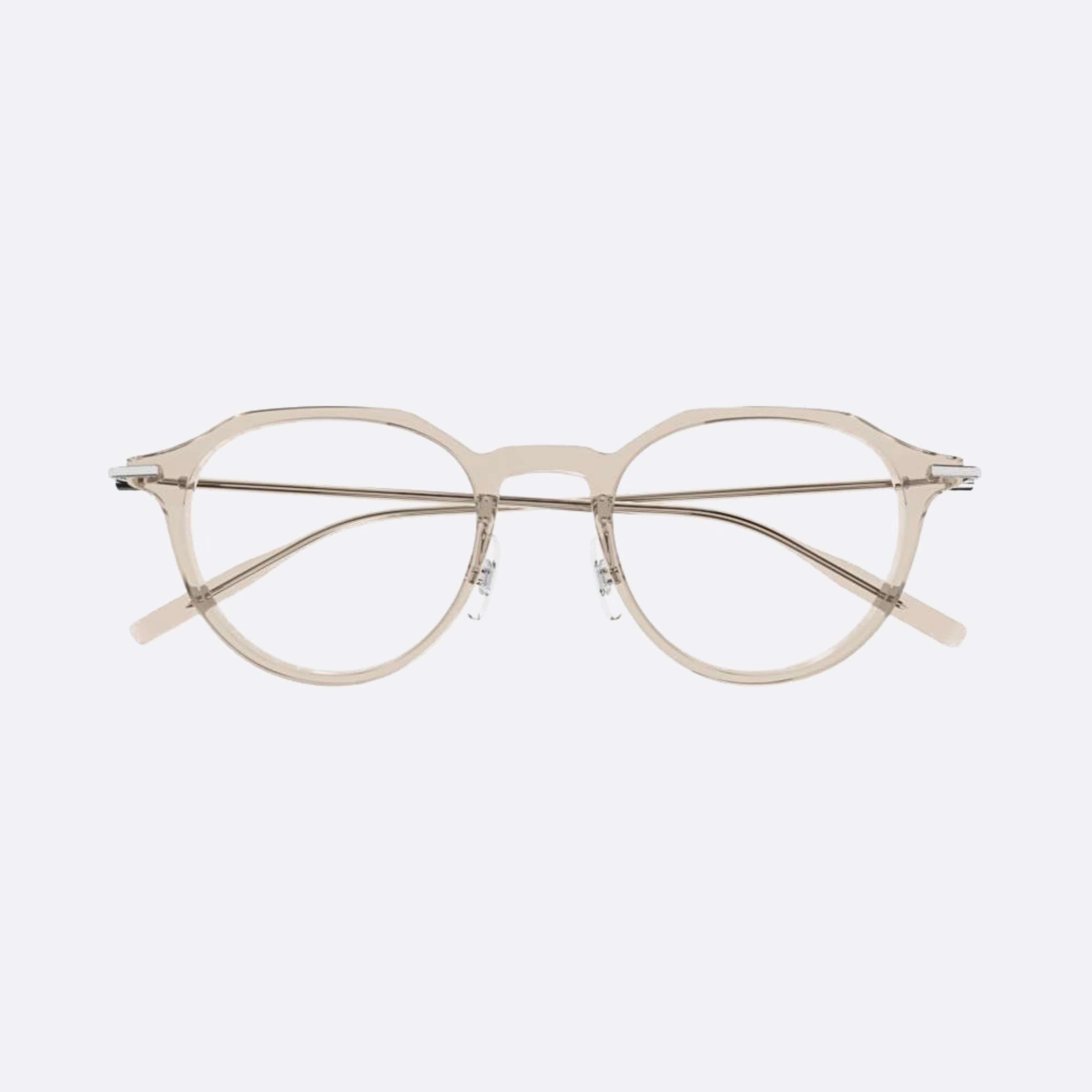 Montblanc 49mm Pink Pantos Man Eyeglasses - Main View