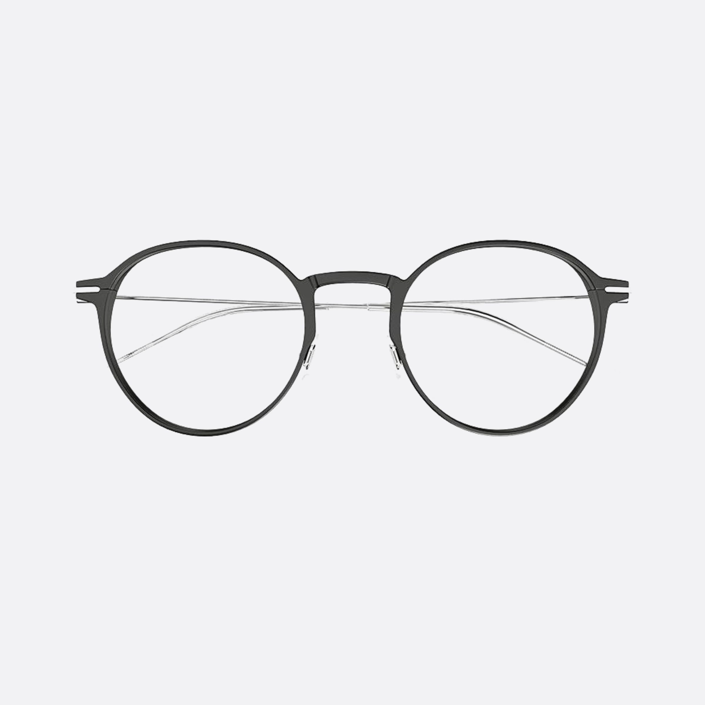 Montblanc 49mm Grey Pantos Man Eyeglasses - Main View