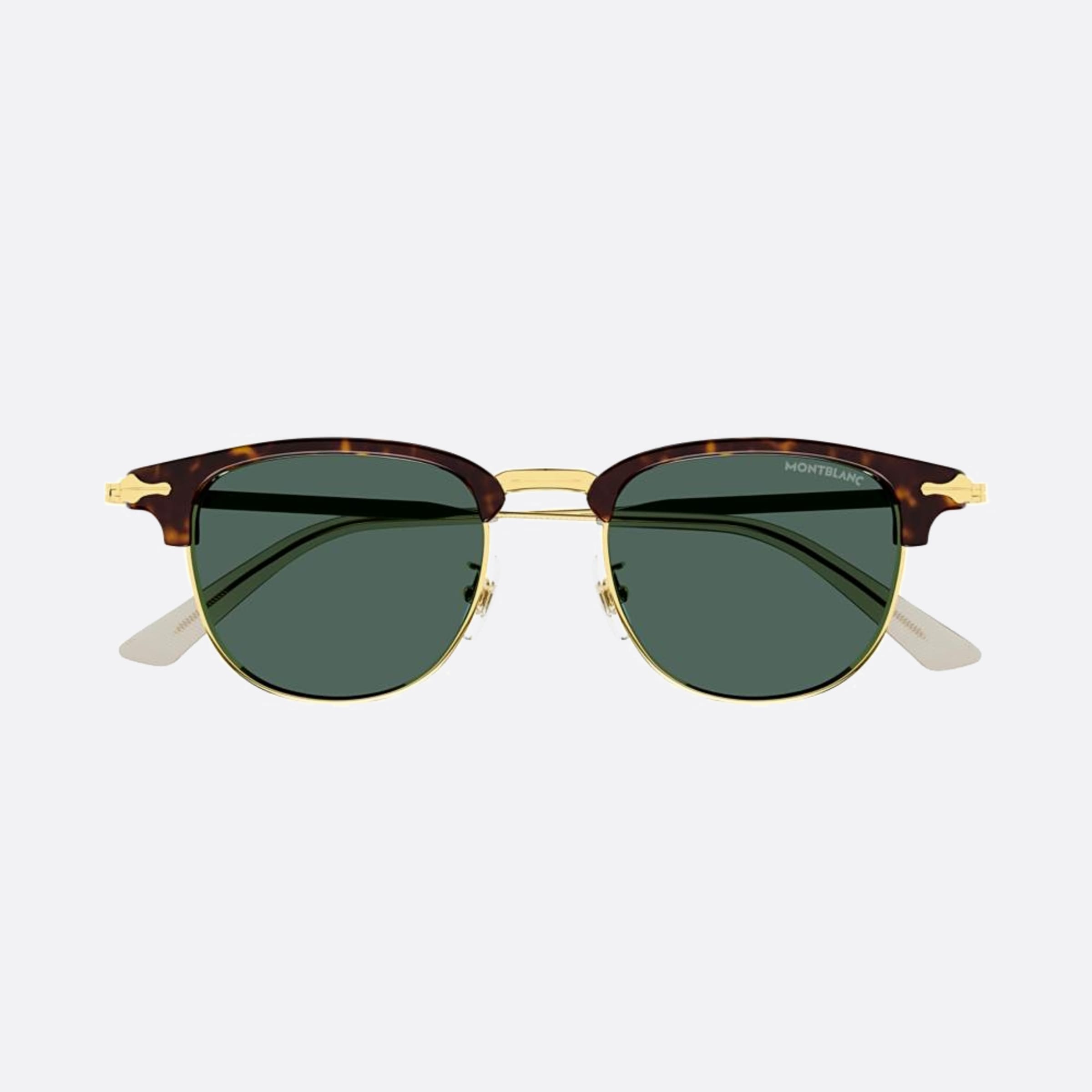Montblanc 49mm Gga Gold Pantos Man Sunglasses - Main View