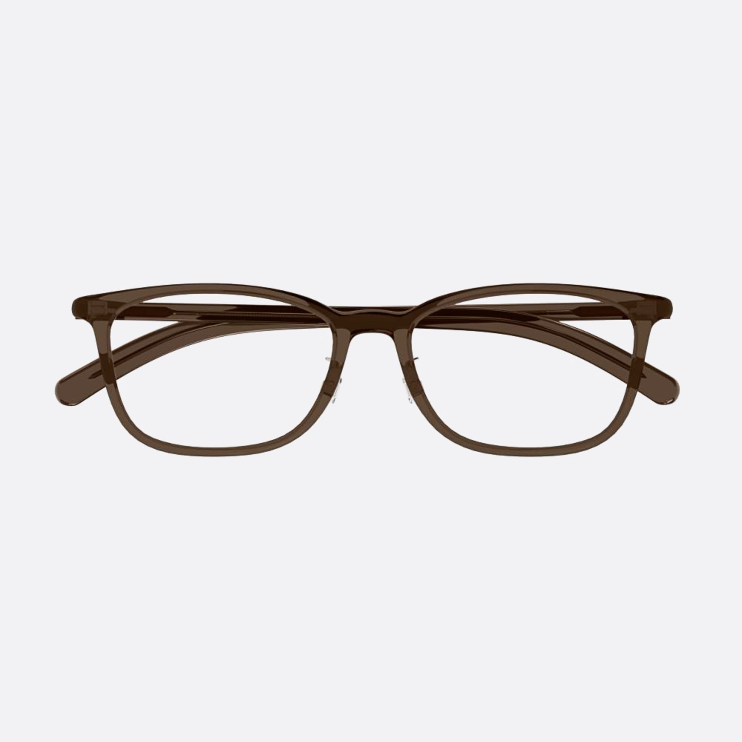 Montblanc 54mm Mb0376oj Brown Squared Men Eyeglasses - Main View