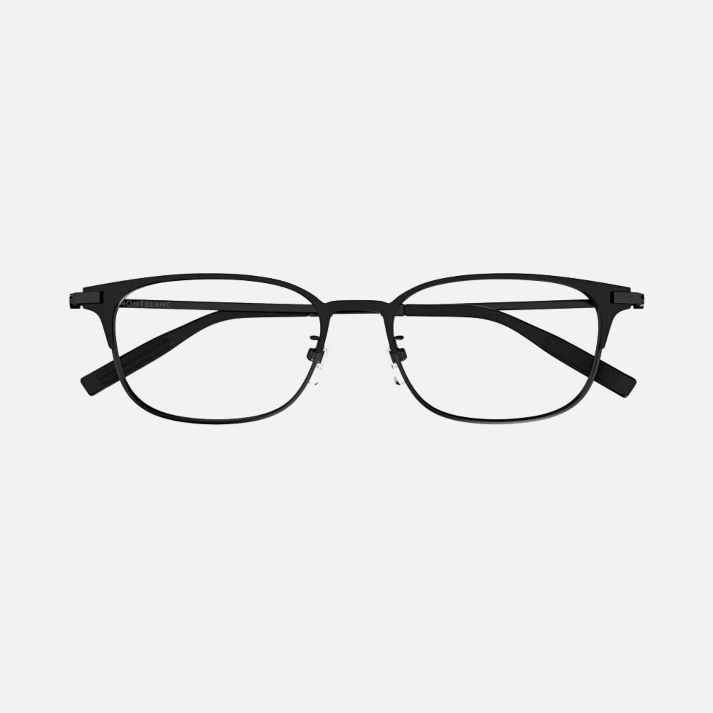 Montblanc 54mm Mb0377oj Black Squared Men Eyeglasses - Main View
