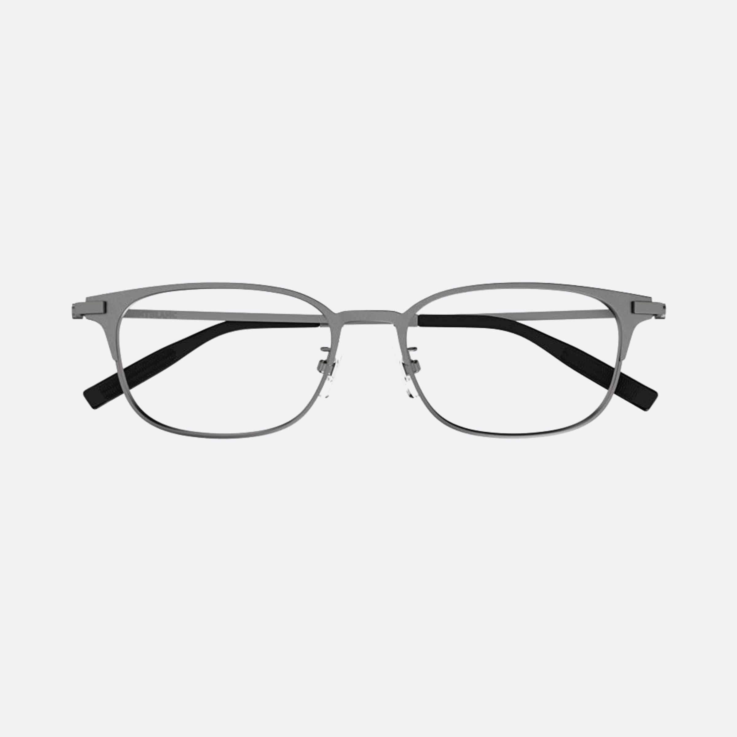 Montblanc 54mm Mb0377oj Ruthenium Squared Men Eyeglasses - Main View