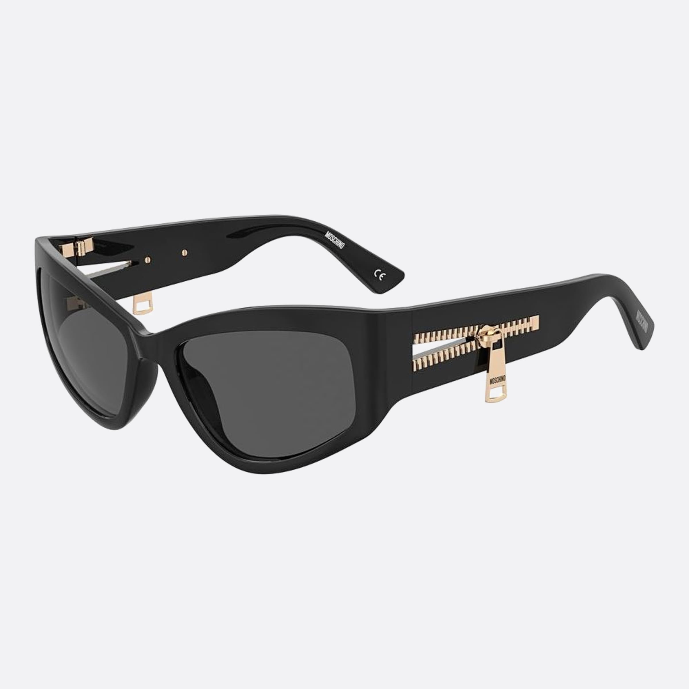 Moschino 59mm Mos158 Black Cat Eye Women Sunglasses - Side View