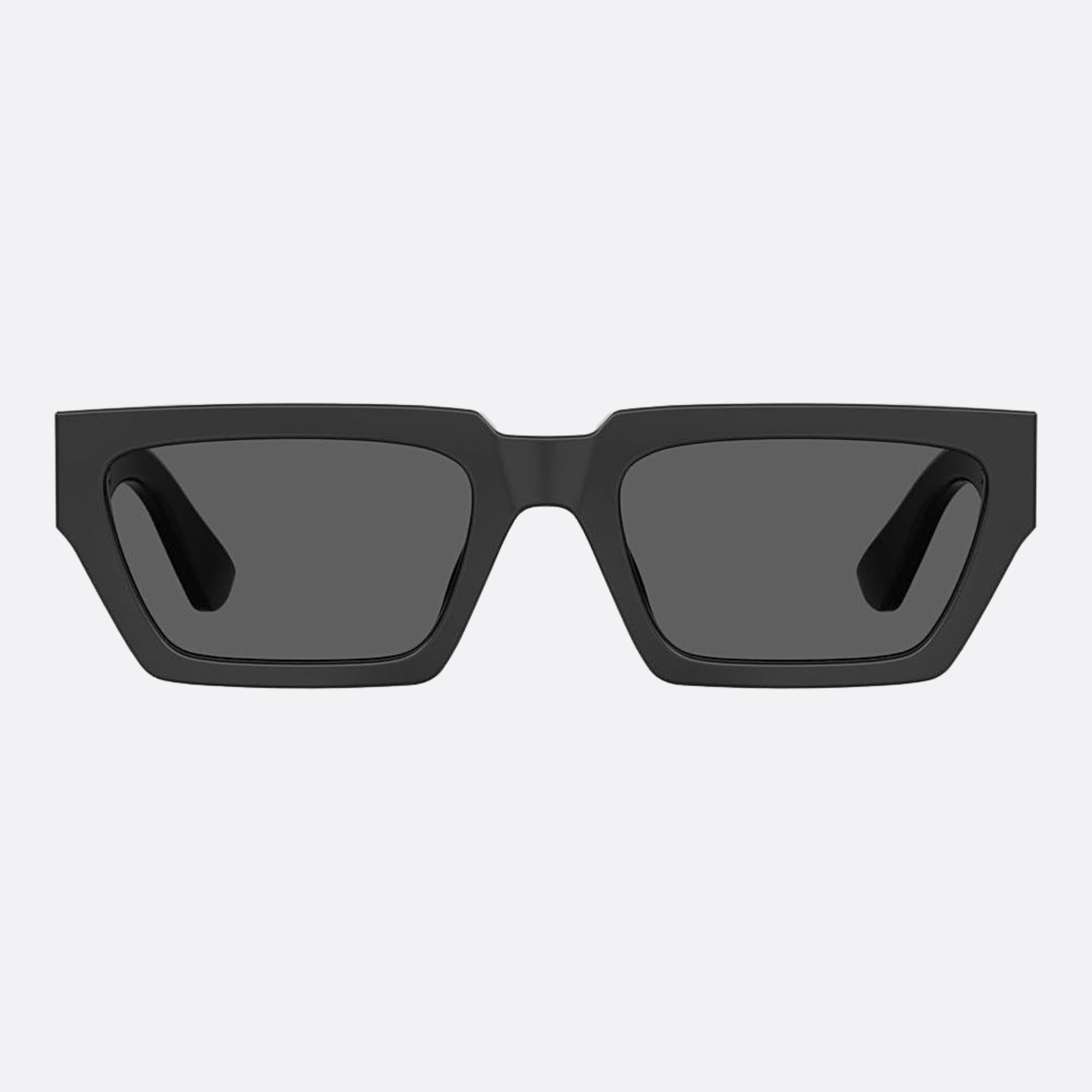 Moschino 55mm Mos166 Black Rectangle Men Sunglasses - Main View