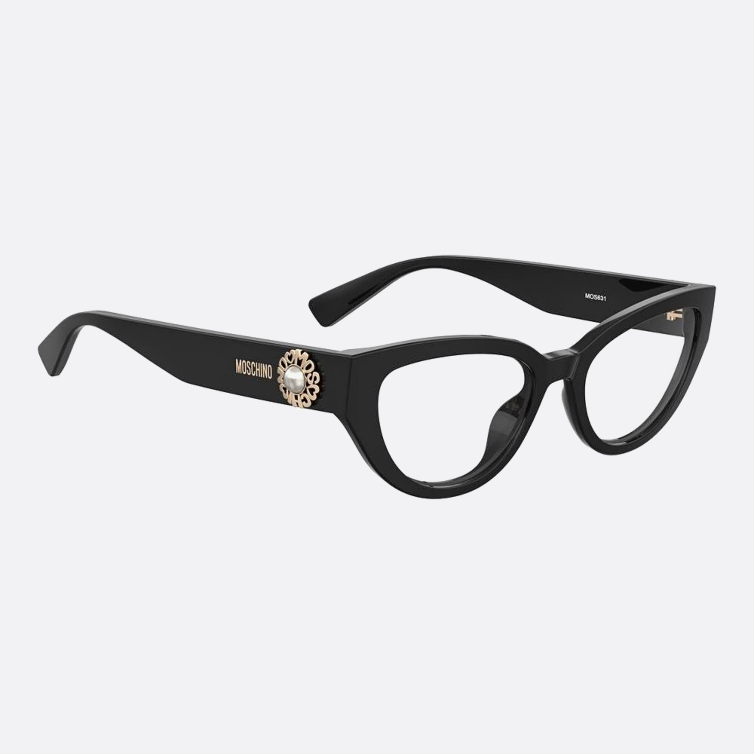 Moschino 52mm Mos631 Black Cat Eye Women Eyeglasses - Lifestyle Shot
