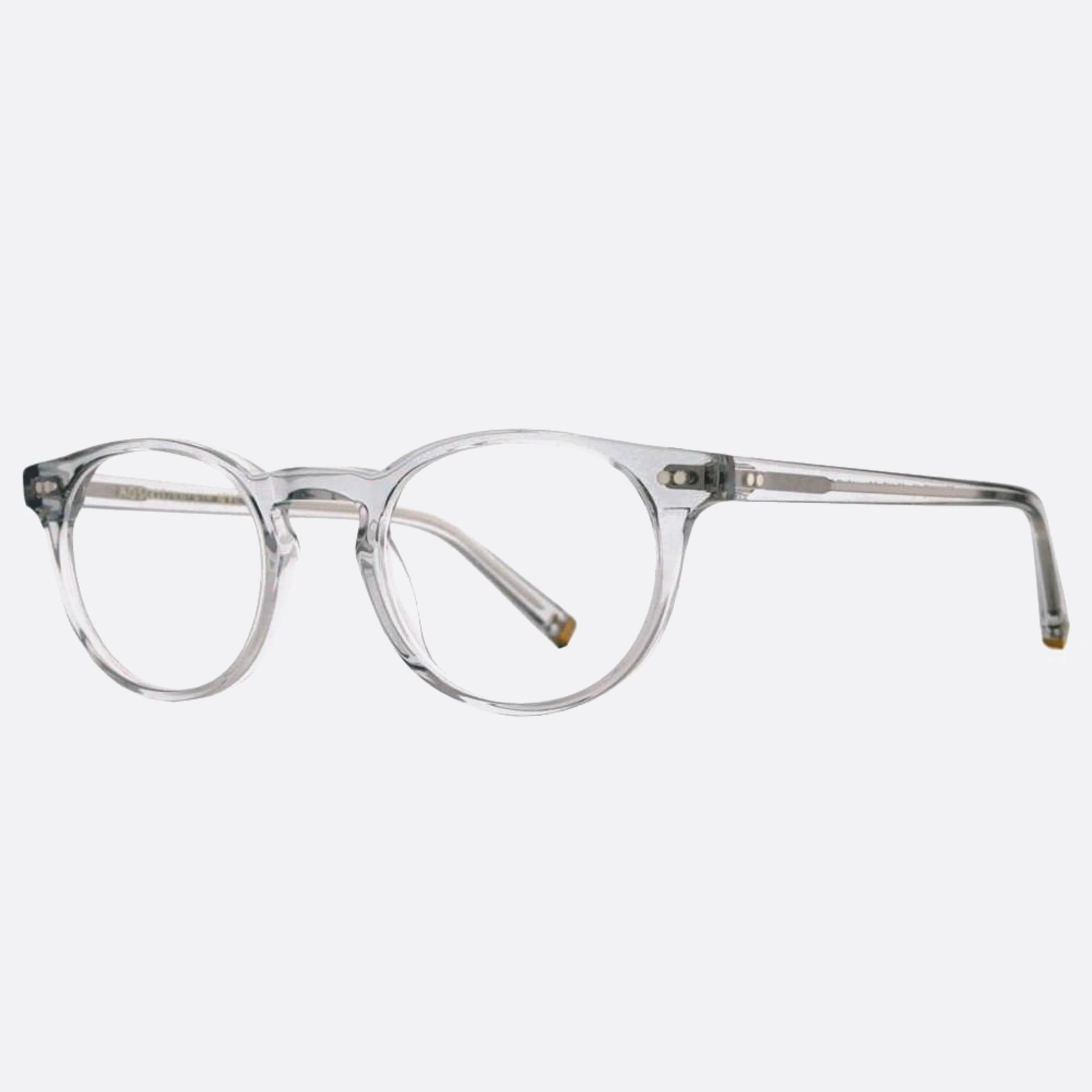 Moscot 51mm Frankie Ltgy Grey Visor Unisex Eyeglasses - Side View