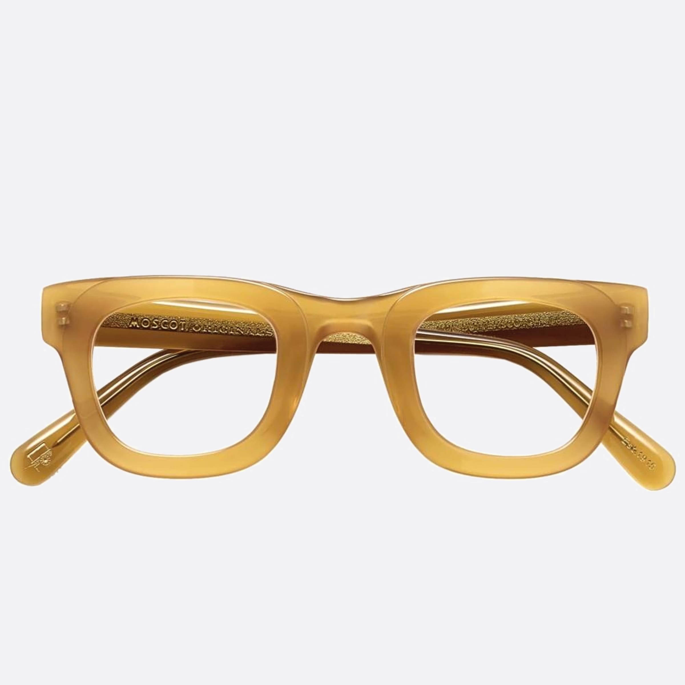 Moscot 44mm Fritz Btsc Brown Geometric Unisex Eyeglasses - Main View