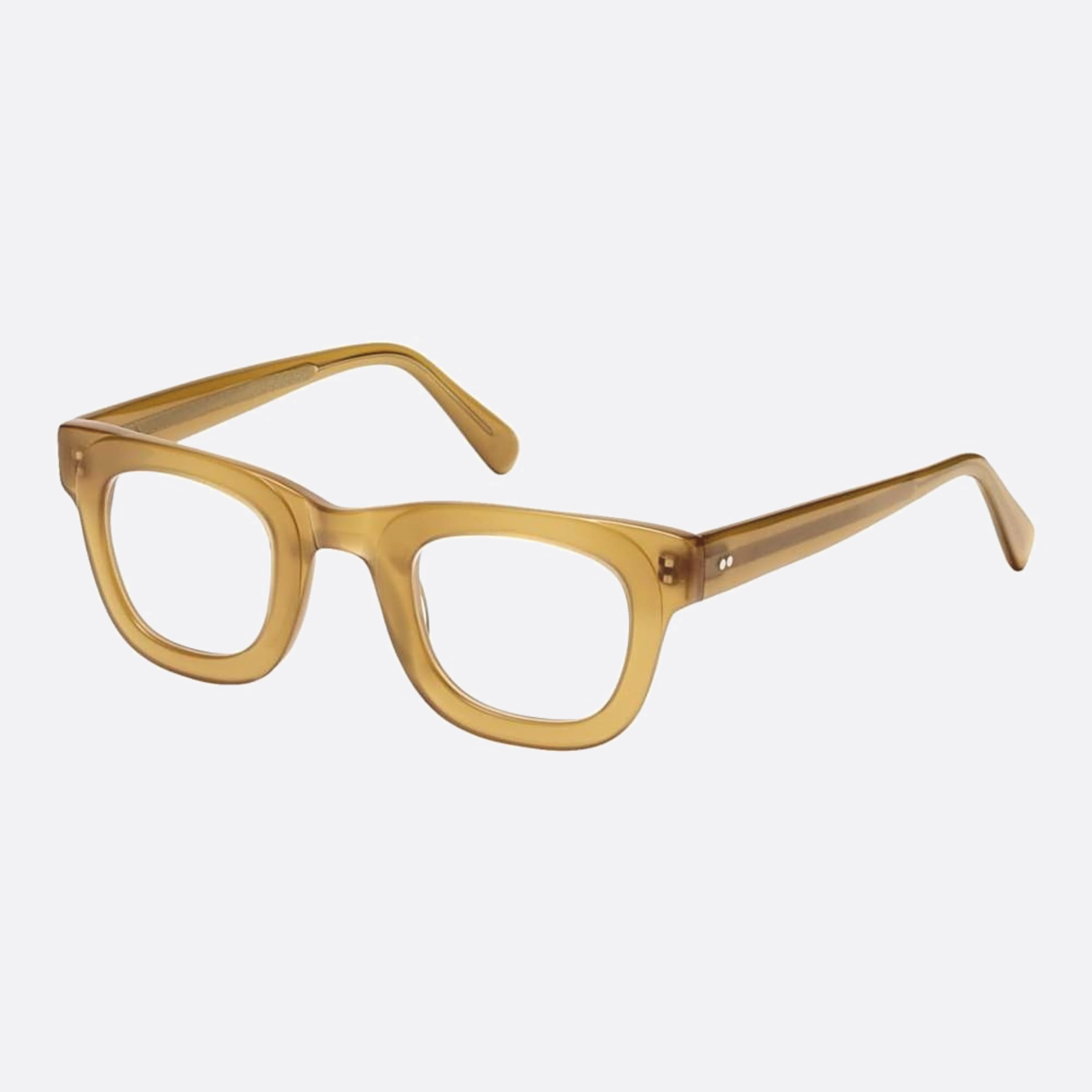 Moscot 44mm Fritz Btsc Brown Geometric Unisex Eyeglasses - Side View