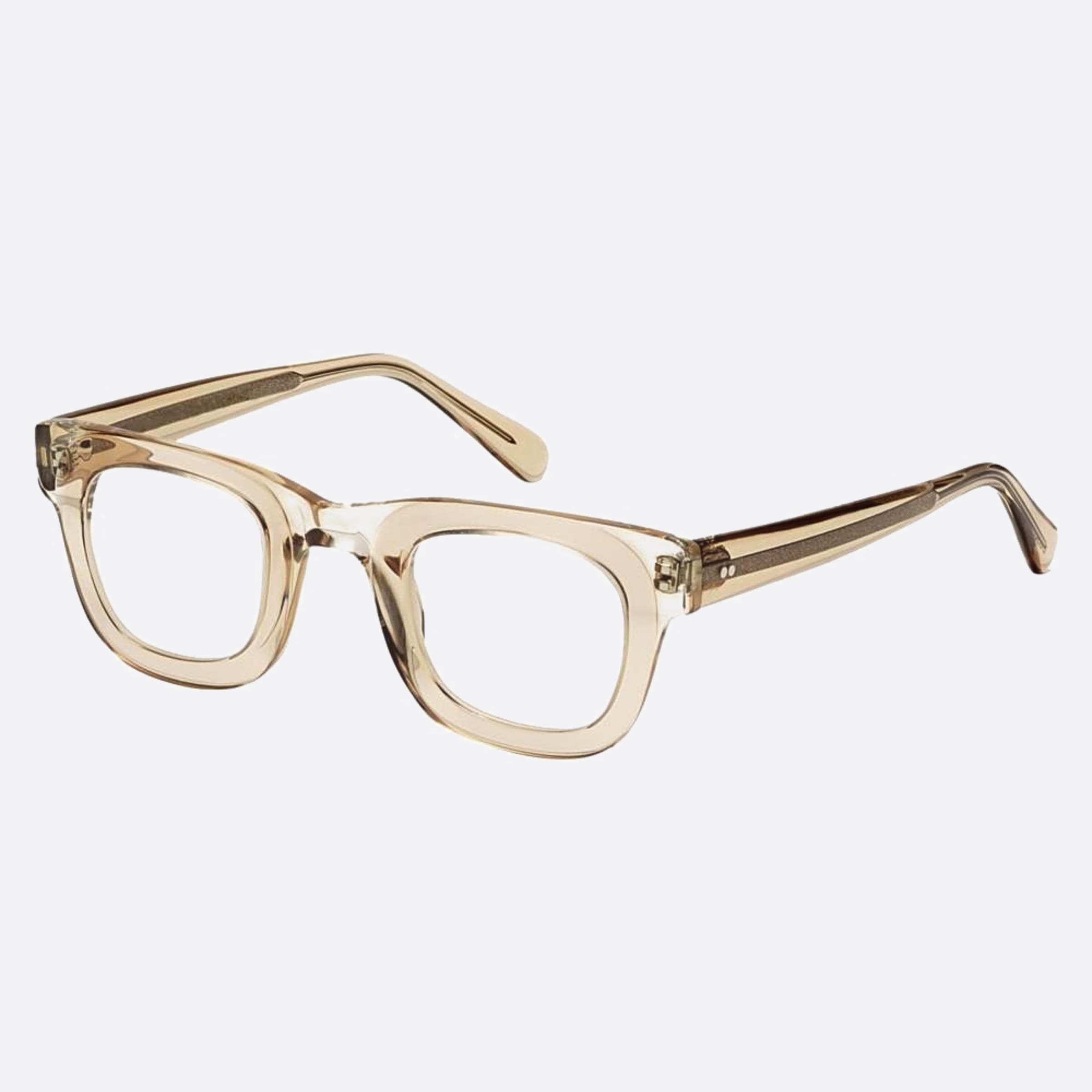 Moscot 44mm Fritz Cmfl Yellow Geometric Unisex Eyeglasses - Side View