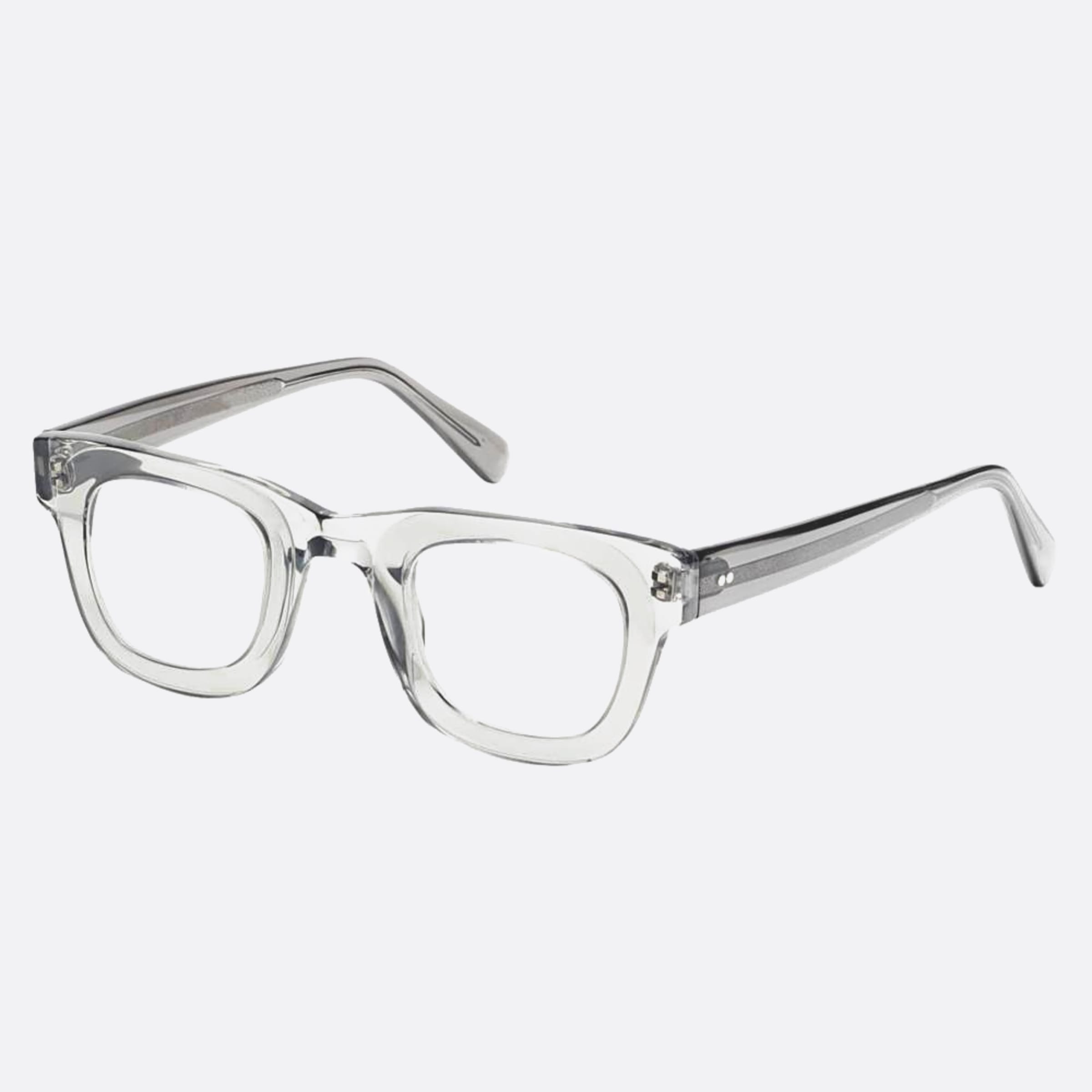 Moscot 44mm Fritz Ltgy Grey Geometric Unisex Eyeglasses - Side View