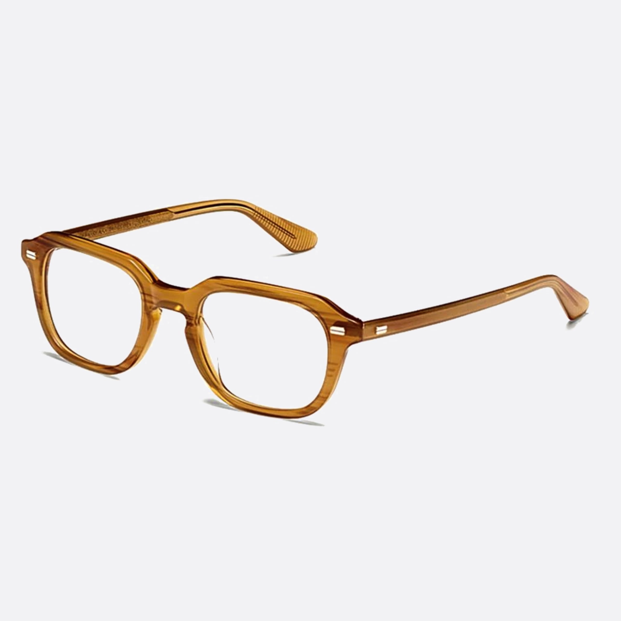 Moscot 49mm Gatkes Bld Yellow Geometric Men Eyeglasses - Side View