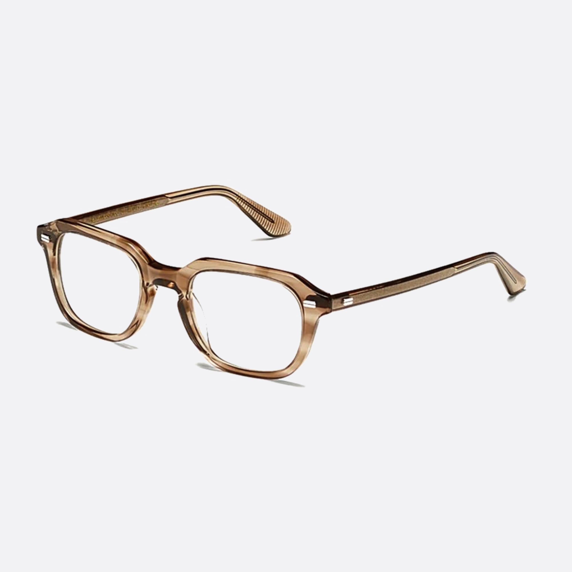 Moscot 52mm Gatkes Ash Brown Geometric Men Eyeglasses - Side View