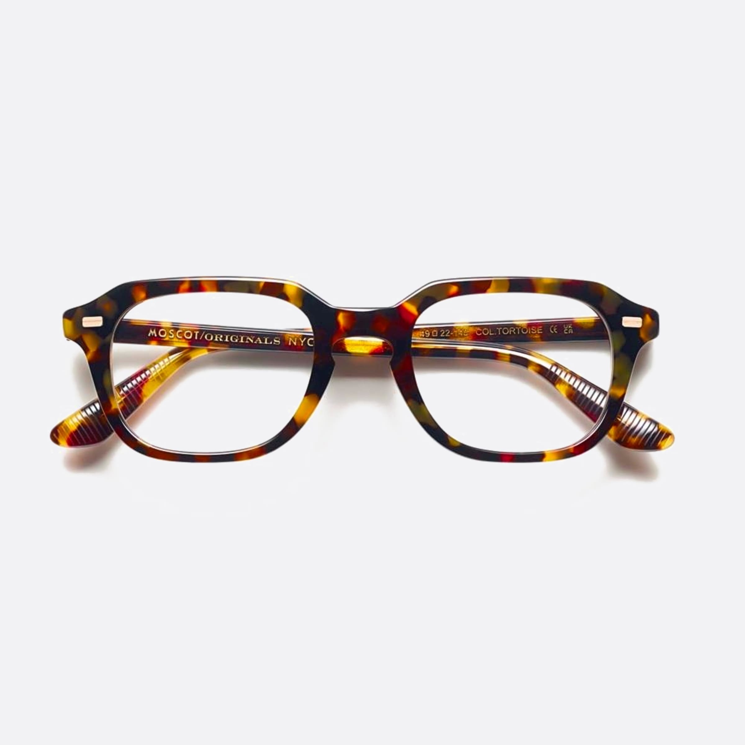 Moscot 52mm Gatkes Trt Havana Geometric Men Eyeglasses - Main View