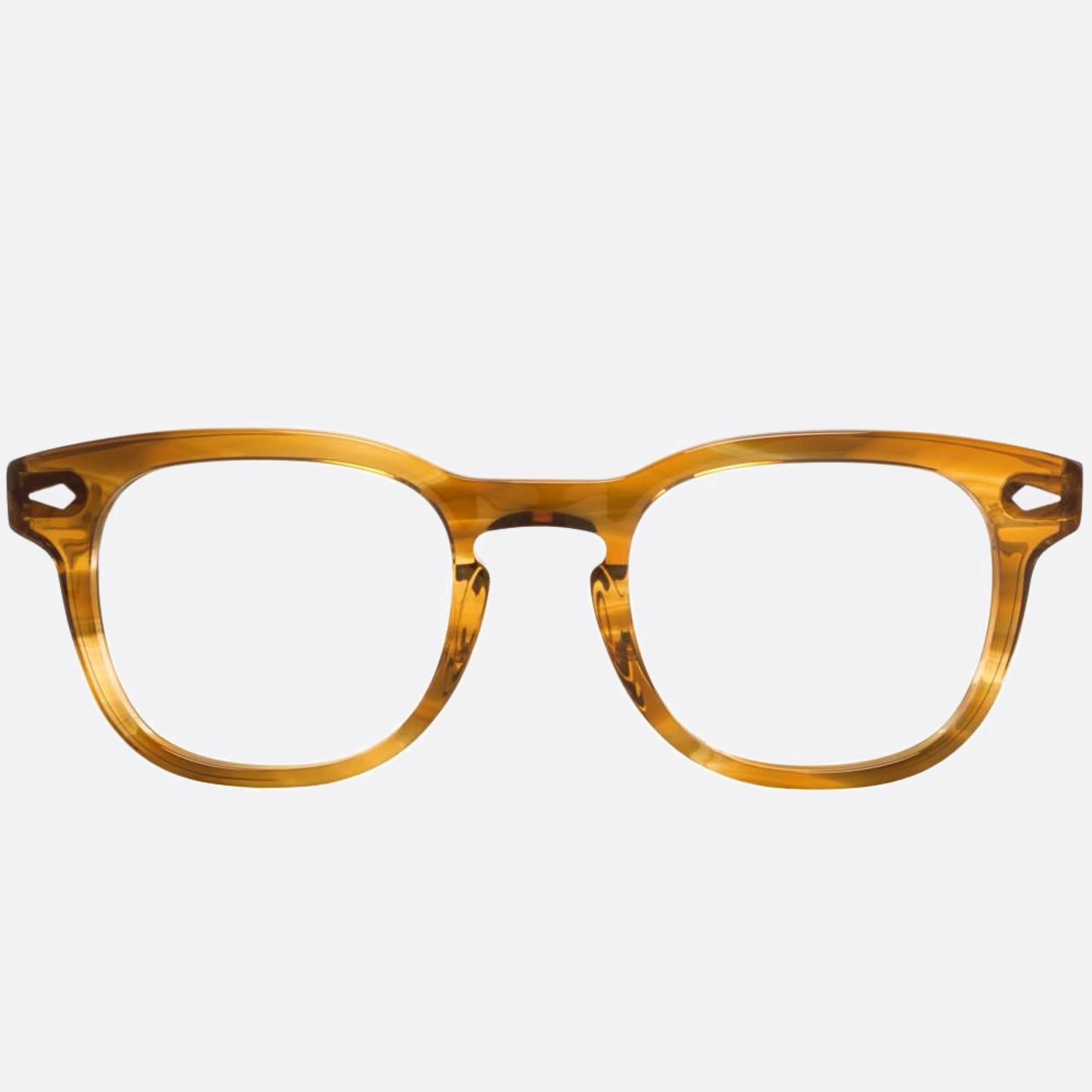 Moscot 46mm Gelt Hnbl Brown Geometric Unisex Eyeglasses - Main View