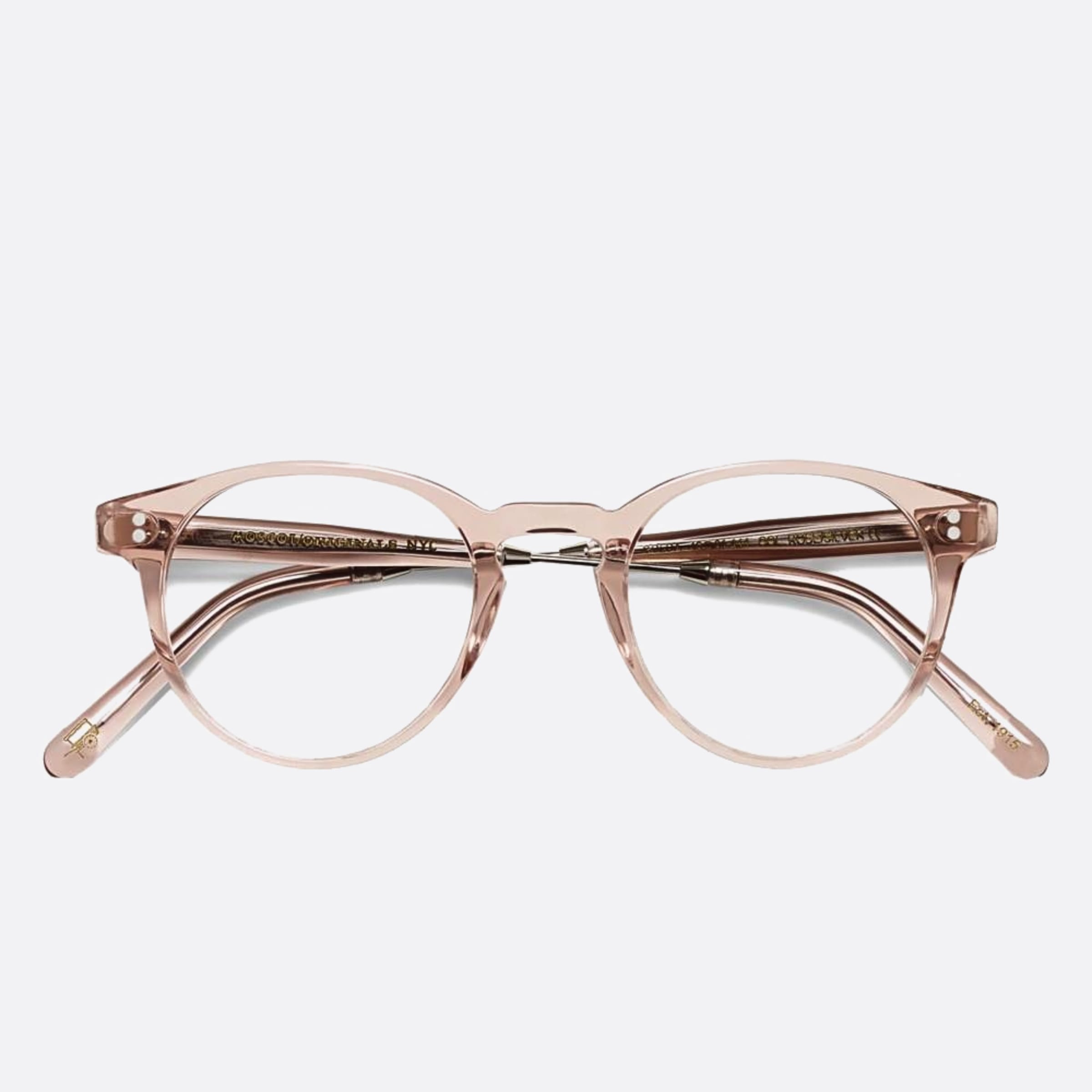 Moscot 46mm Golda Buro Pink Round Unisex Eyeglasses - Main View