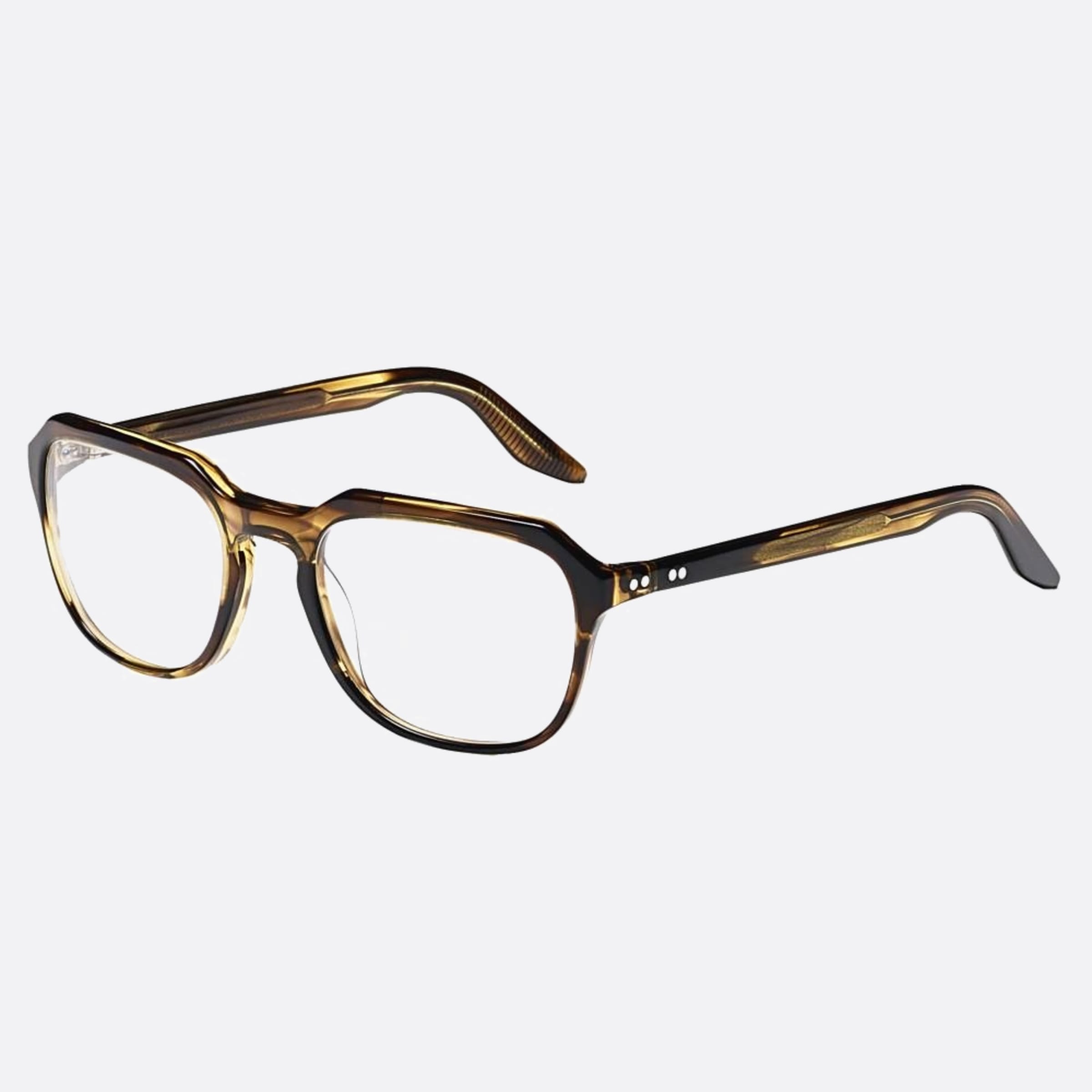 Moscot 55mm Haskel Car Brown Geometric Unisex Eyeglasses - Side View