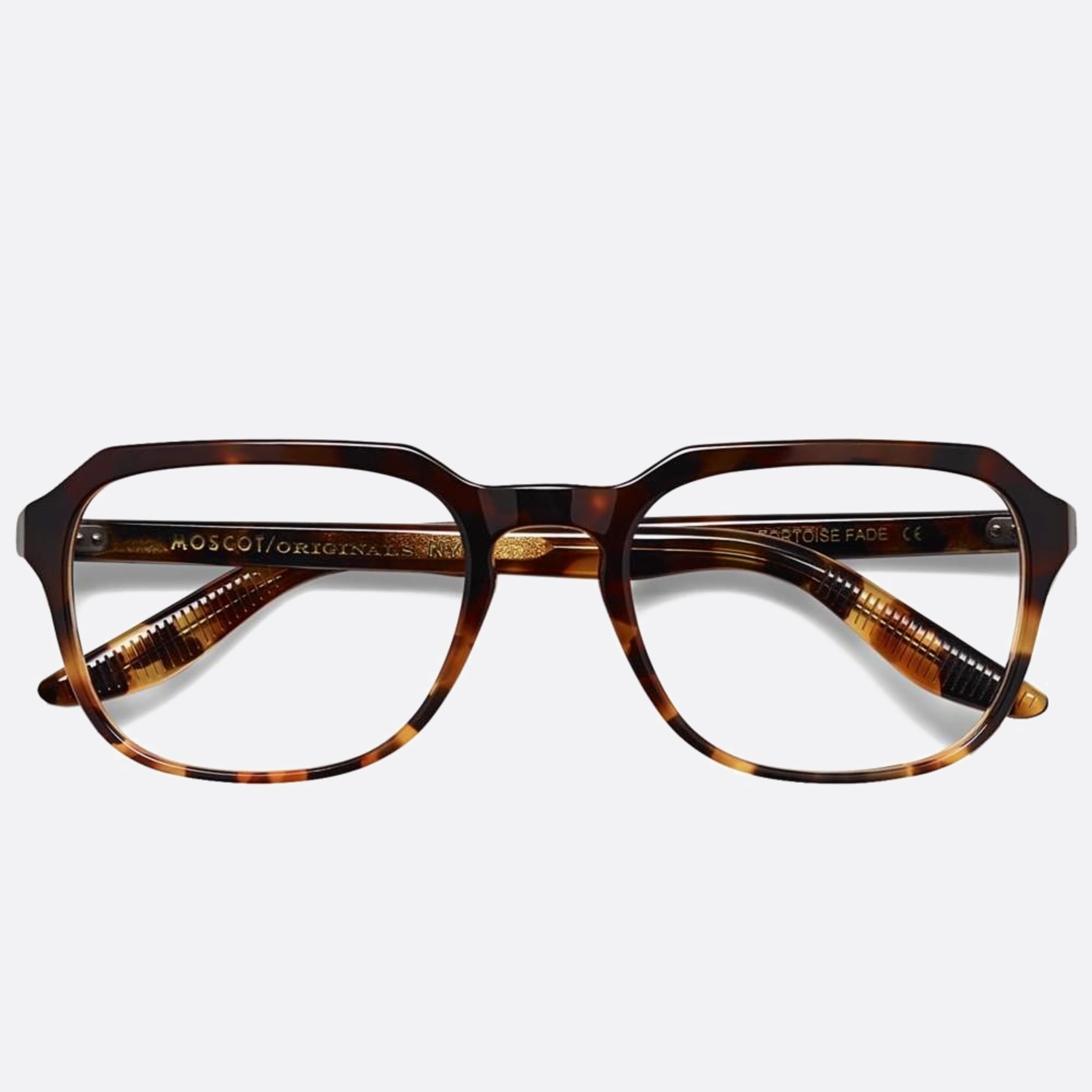 Moscot 52mm Haskel Trtfd Havana Geometric Unisex Eyeglasses - Main View