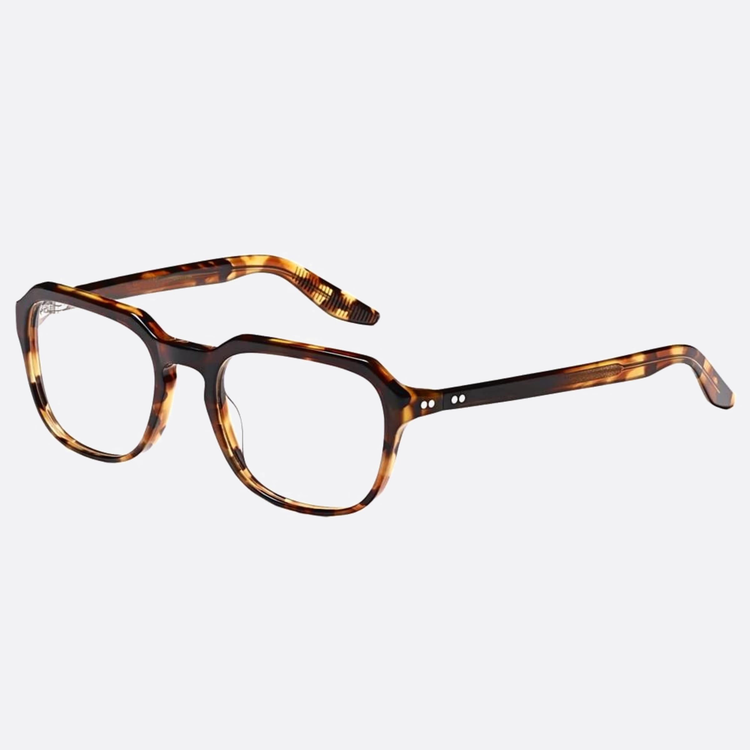 Moscot 52mm Haskel Trtfd Havana Geometric Unisex Eyeglasses - Side View