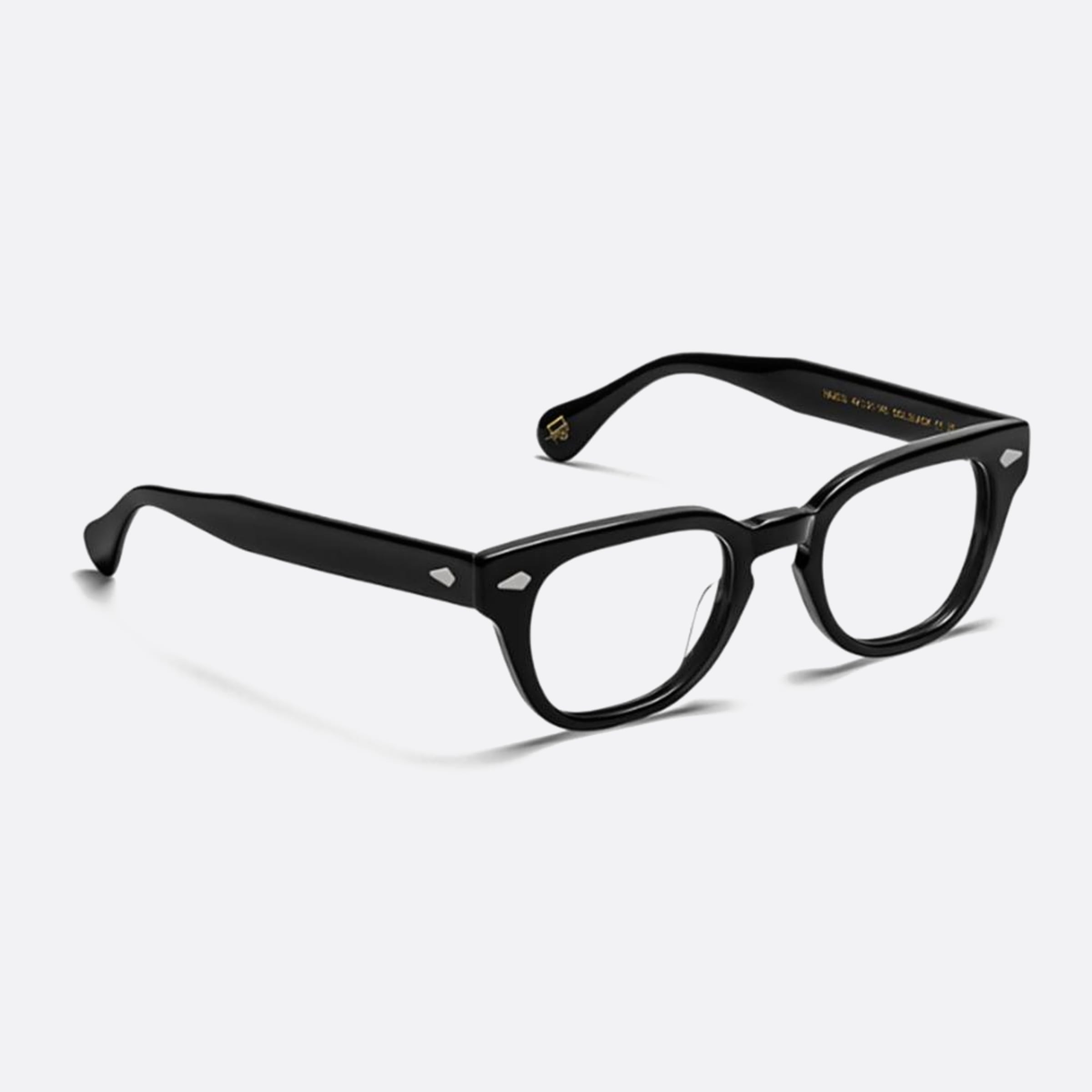 Moscot 50mm Hazen Optic Black Pantos Children Eyeglasses - Side View