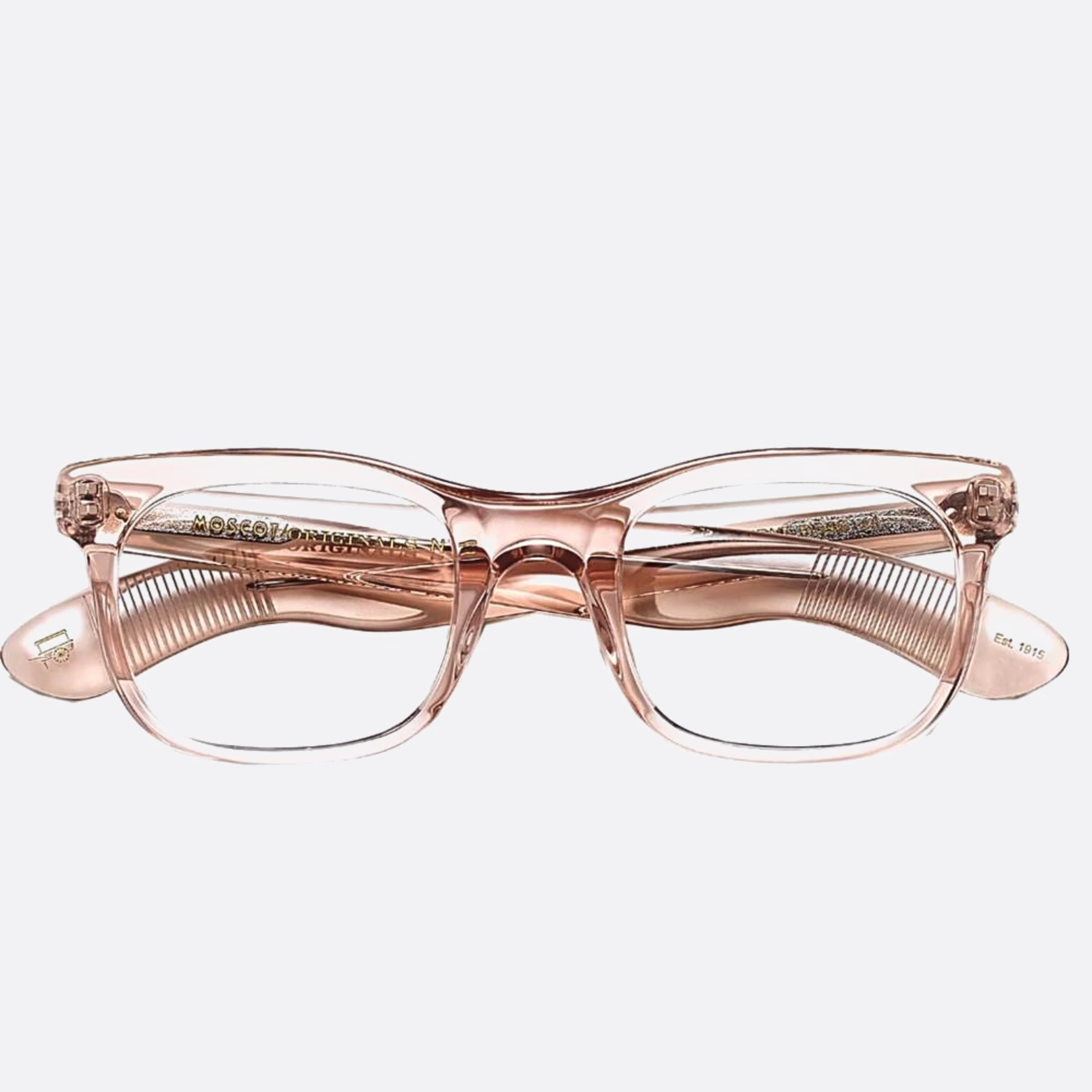 Moscot 48mm Hitsik Btrs Pink Geometric Unisex Eyeglasses - Main View