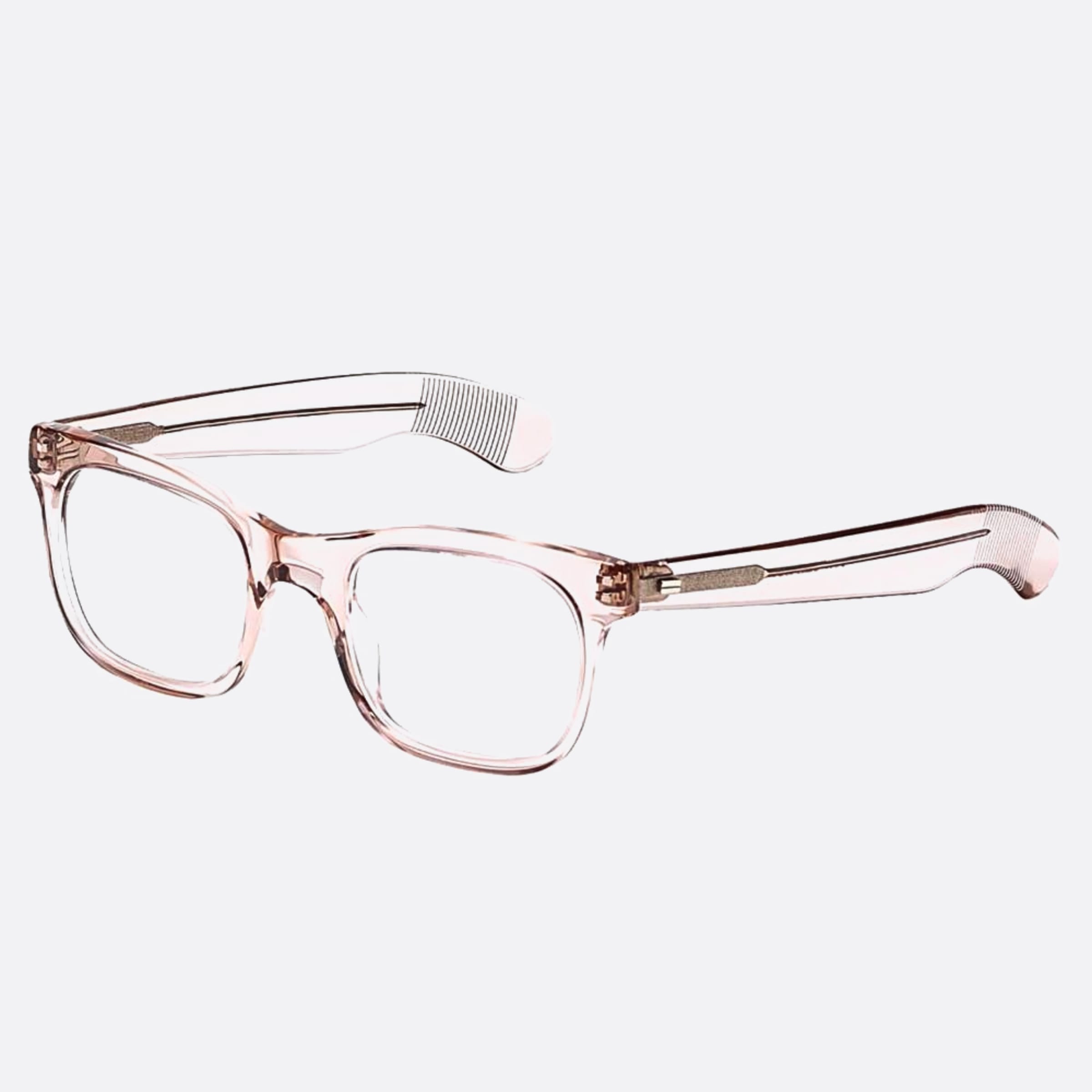 Moscot 48mm Hitsik Btrs Pink Geometric Unisex Eyeglasses - Side View