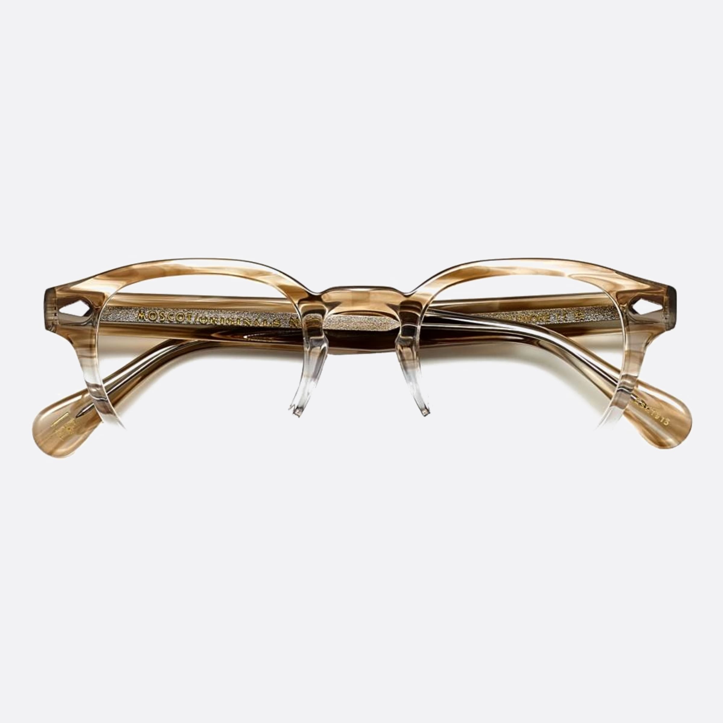 Moscot 46mm Unisex Lemtosh Brwsmk Brown Geometric Eyeglasses - Main View