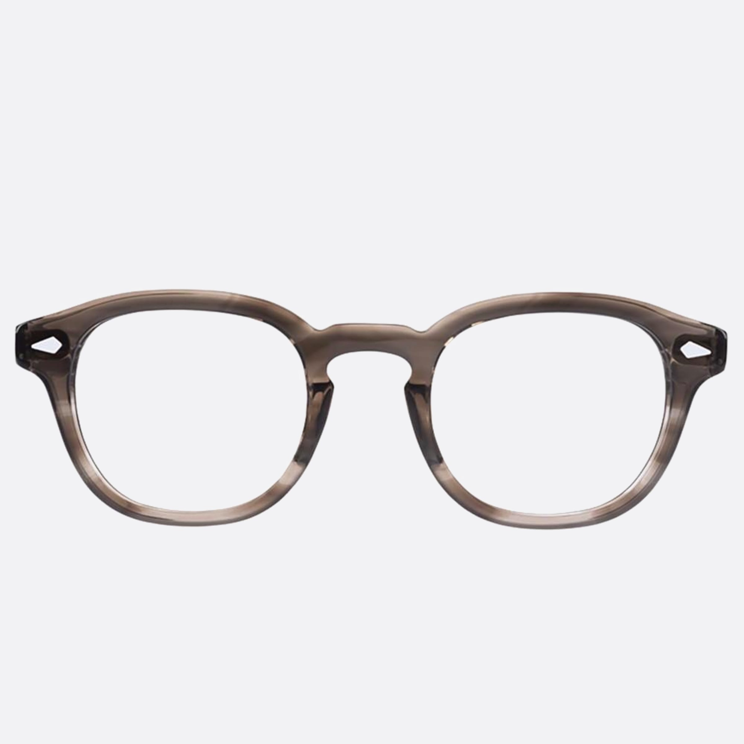 Moscot 46mm Lemtosh Bwas Brown Geometric Unisex Eyeglasses - Main View