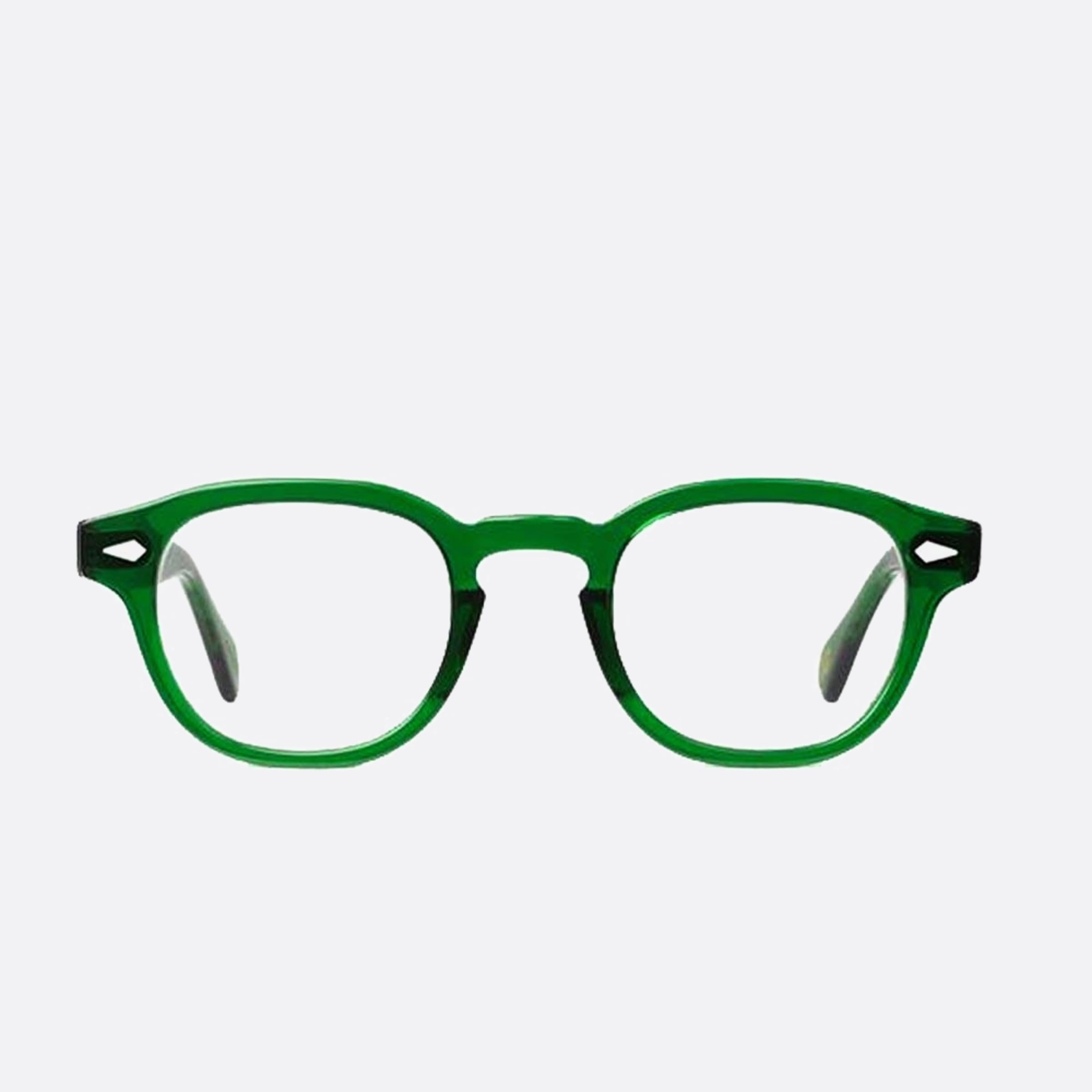 Moscot 46mm Lemtosh Eme Green Geometric Unisex Eyeglasses - Main View