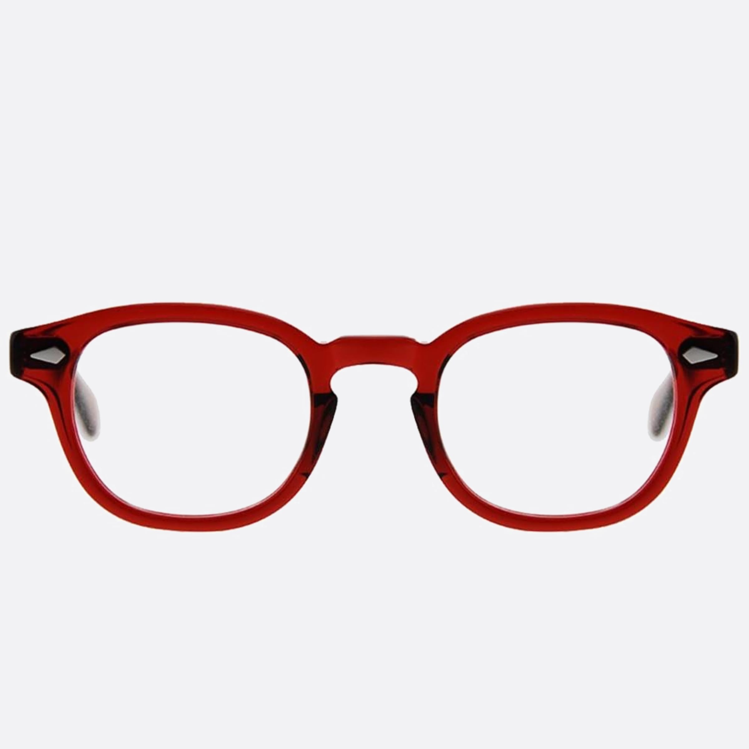 Moscot 49mm Lemtosh Rub Red Geometric Unisex Eyeglasses - Main View