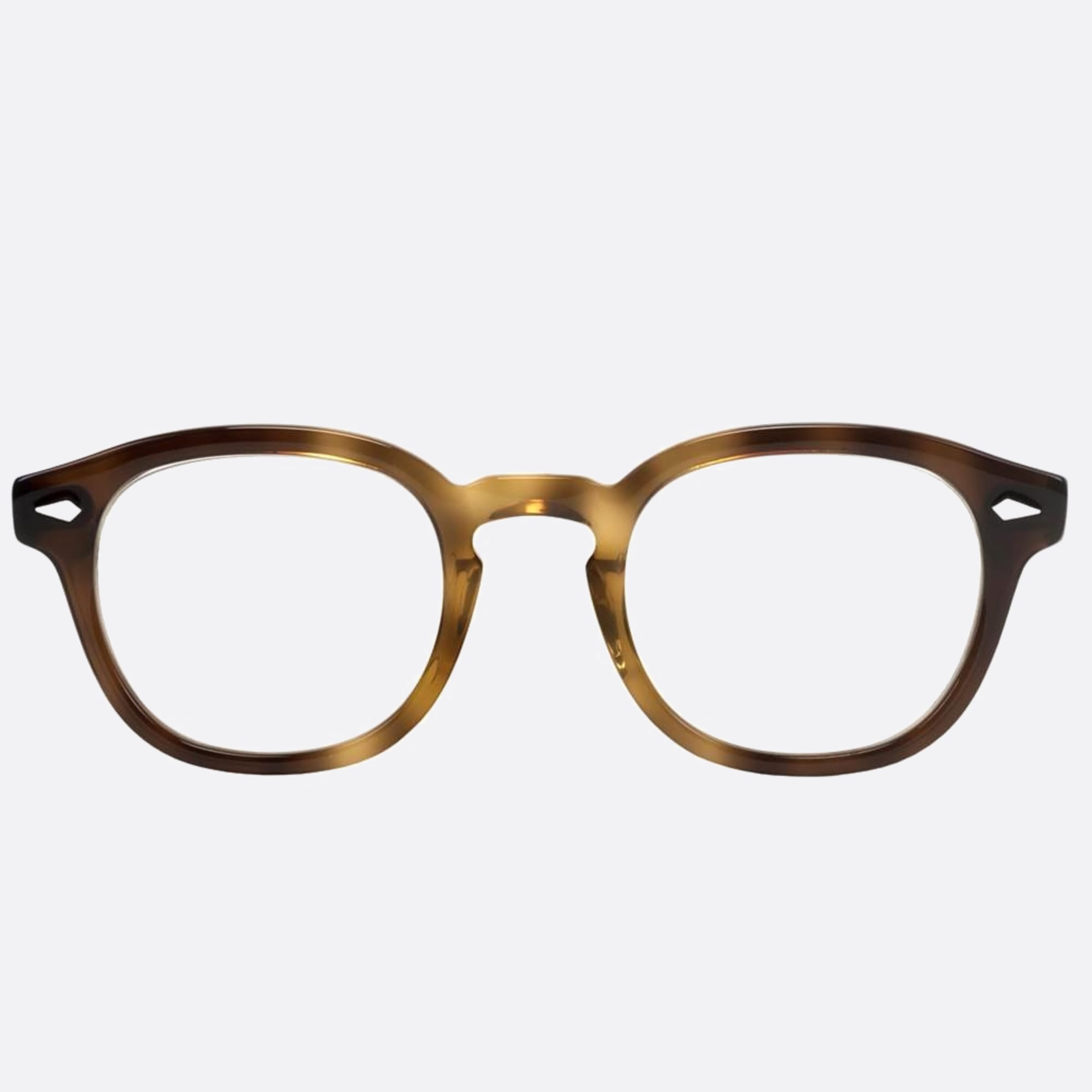 Moscot 49mm Lemtosh Tbc Brown Geometric Unisex Eyeglasses - Main View