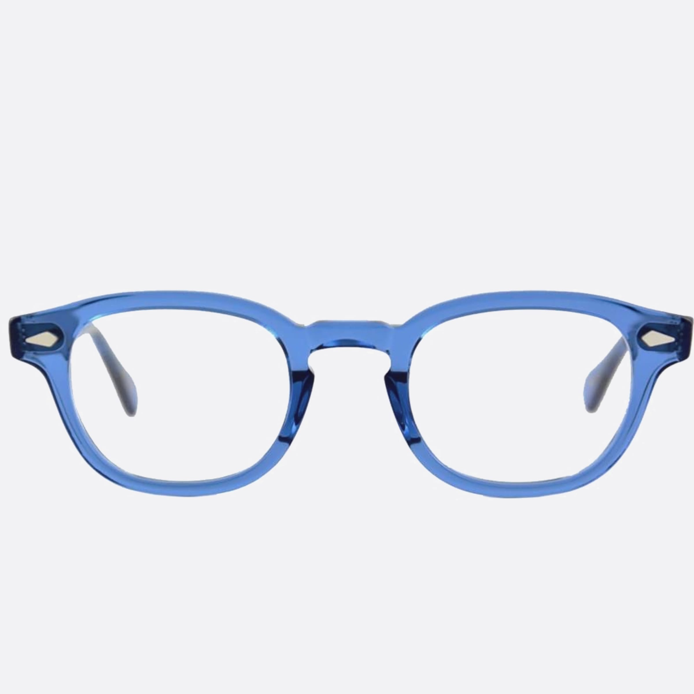 Moscot 44mm Lemtosh Trsap Blue Geometric Unisex Eyeglasses - Main View