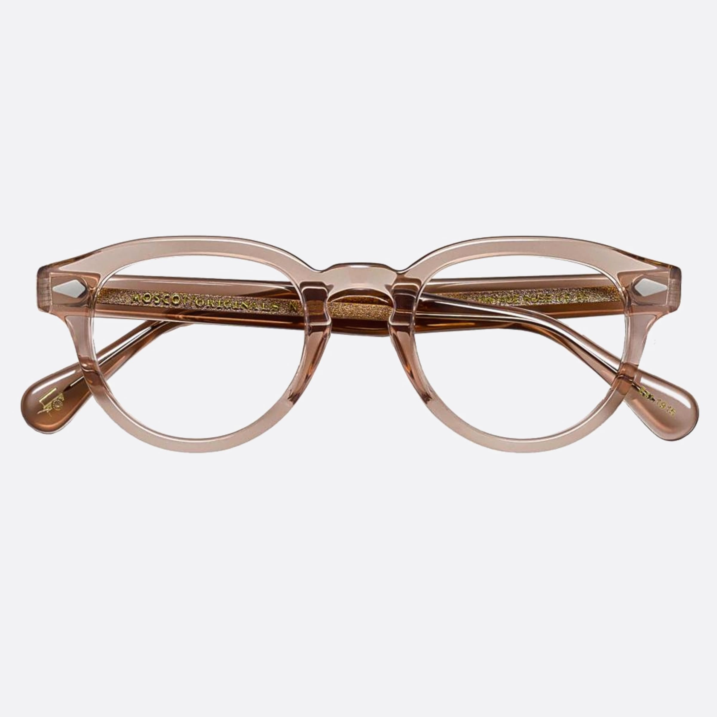 Moscot 49mm Maydela Vntro Pink Geometric Unisex Eyeglasses - Main View